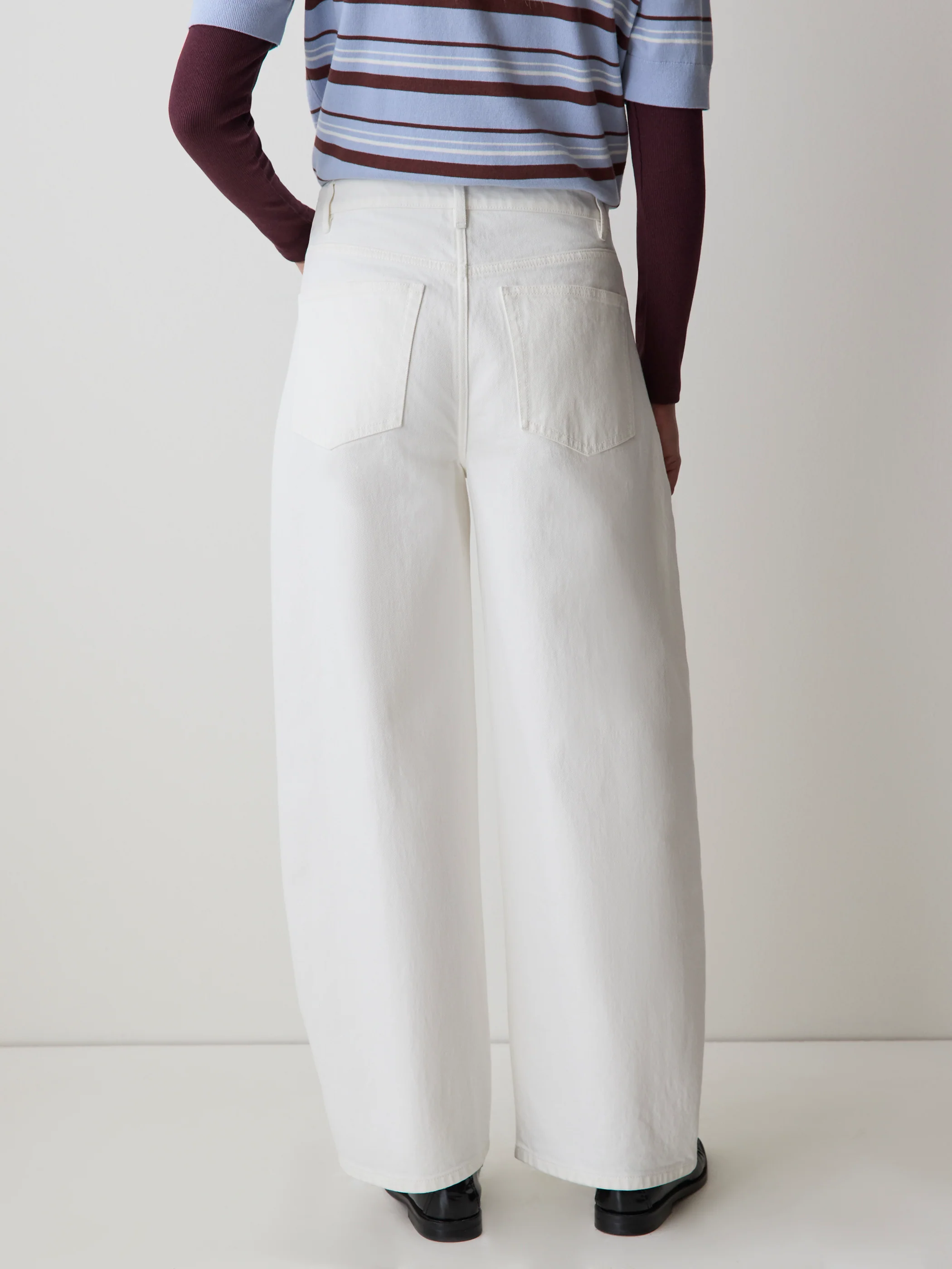 High-Rise Barrel Jeans - Image 4