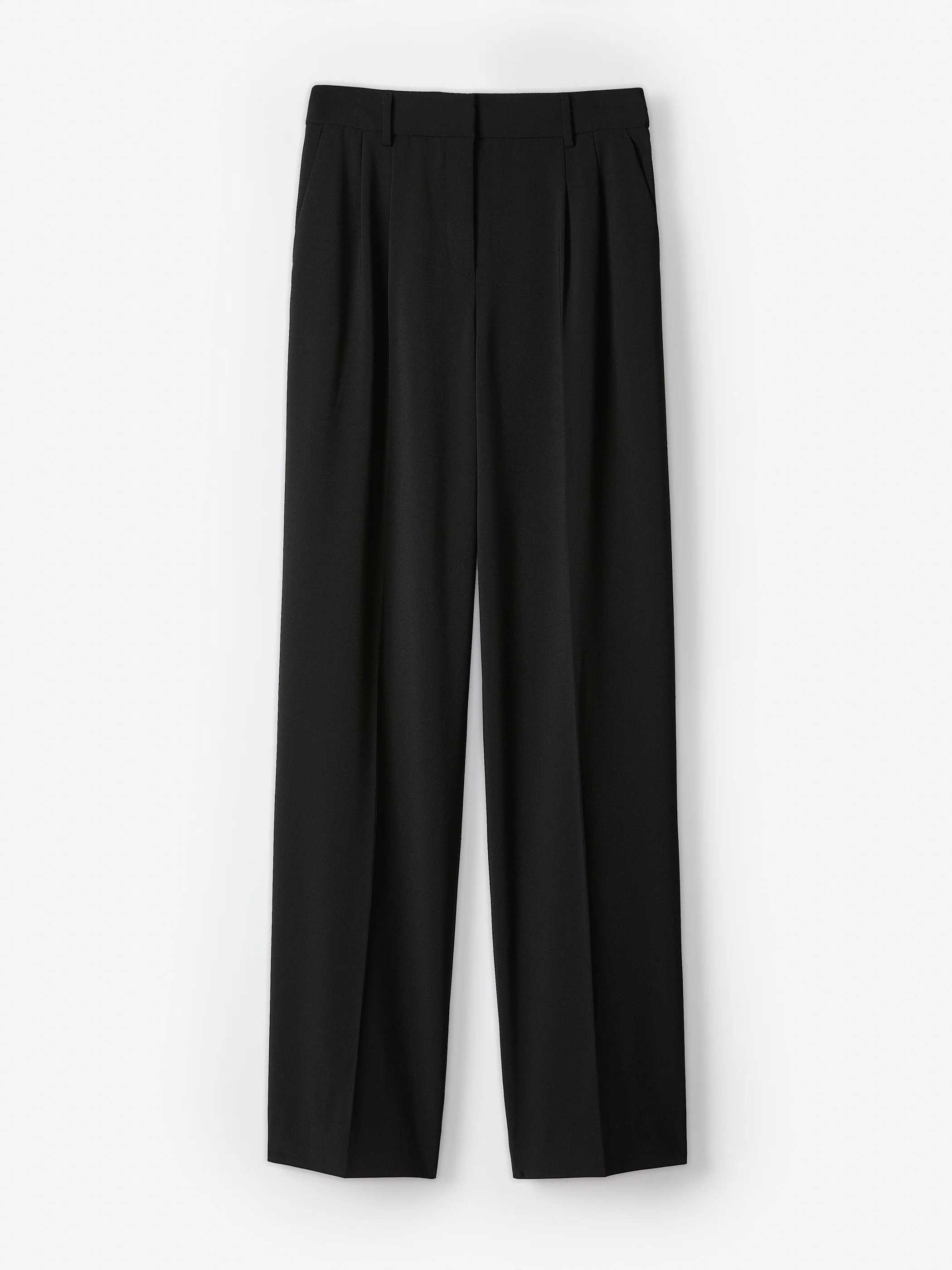 Black High-Rise Wide-Leg Pant - Image 6