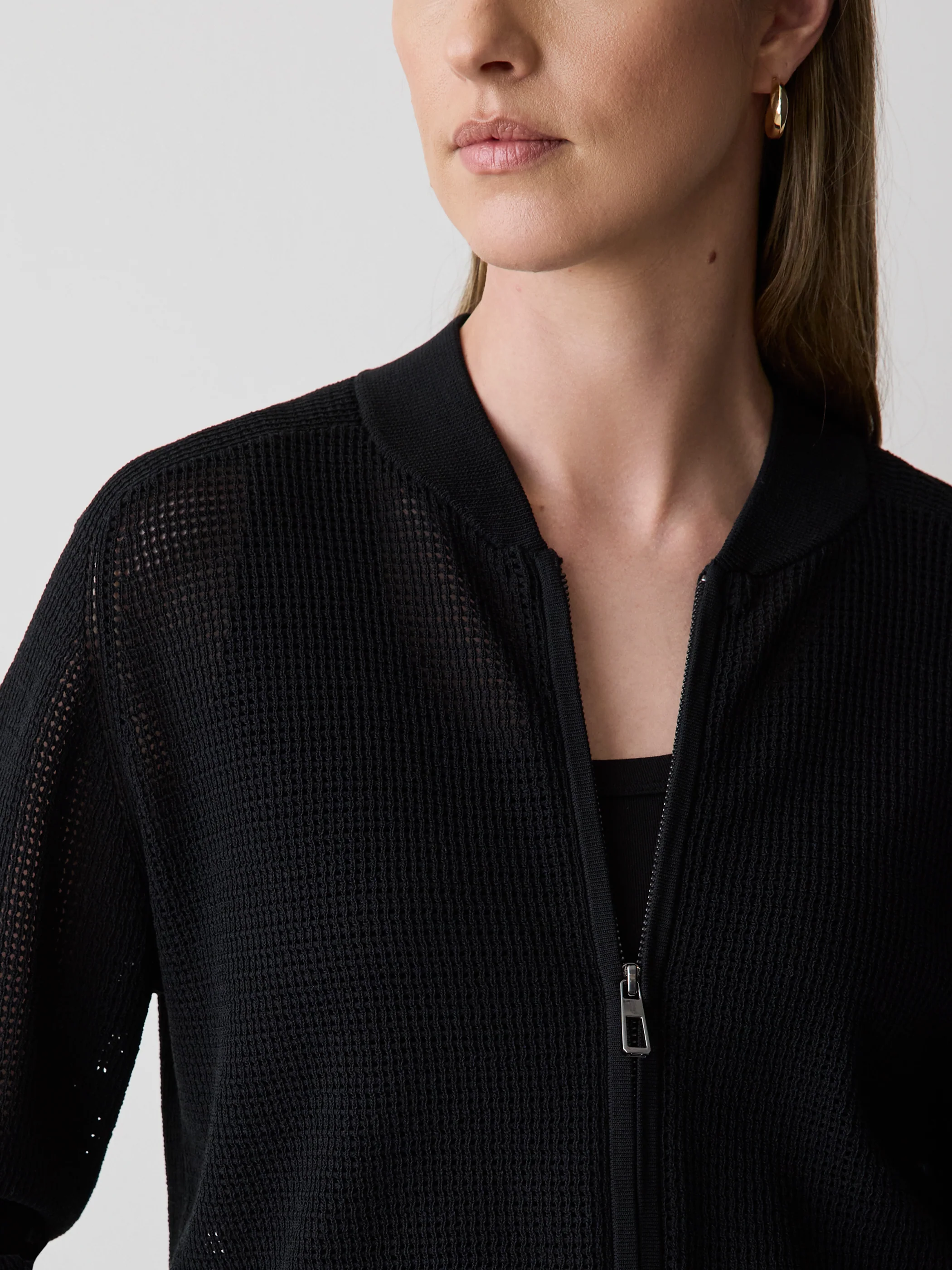 Mesh Bomber Jacket - Image 4