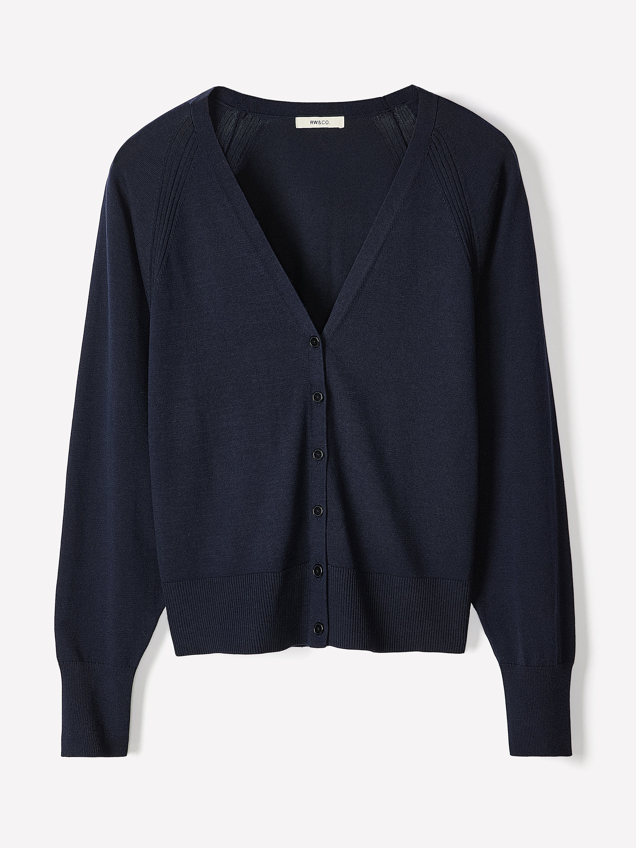 Long-Sleeve V-Neck Cardigan - Image 15