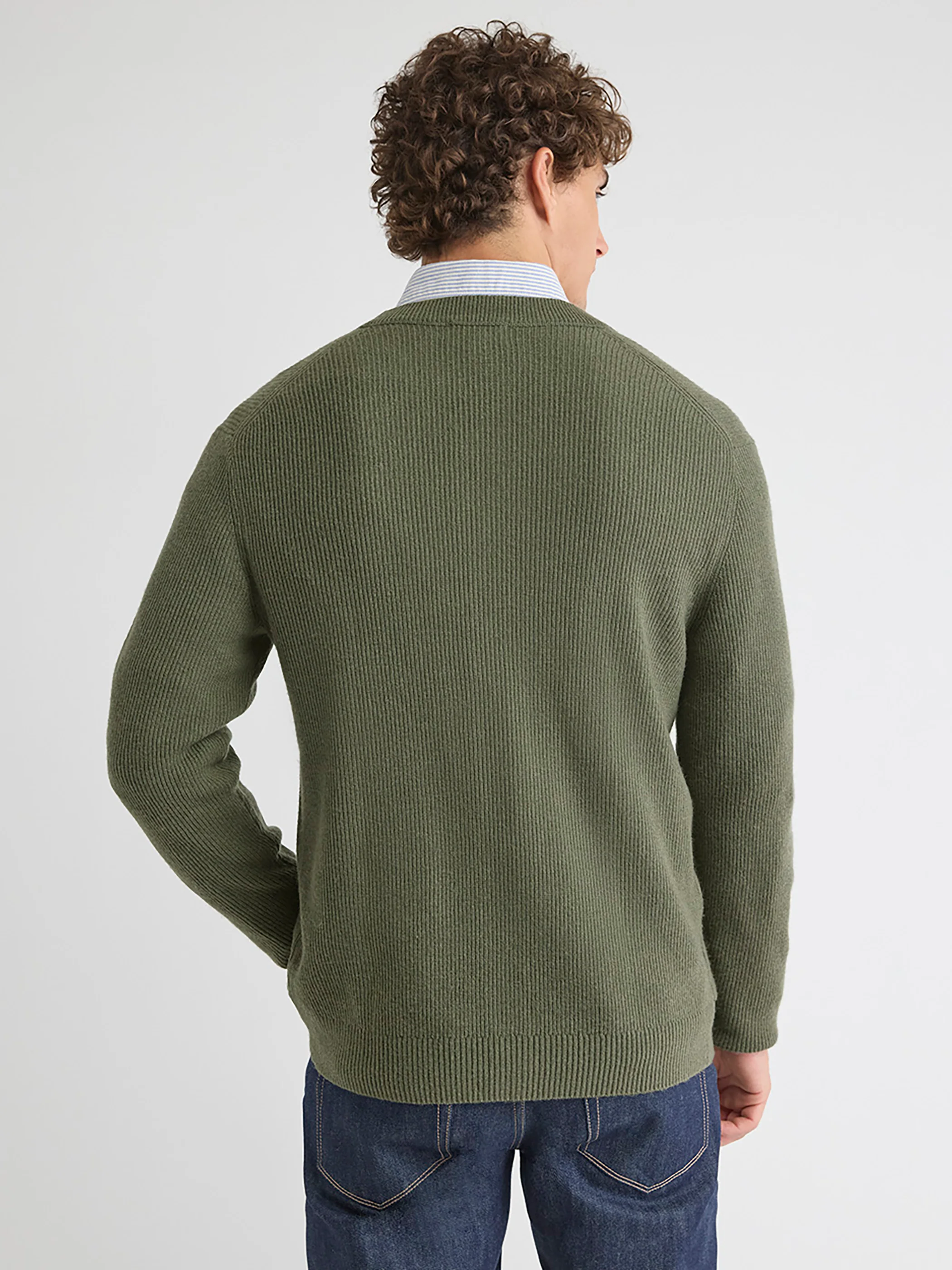 Cardigan Sweater with Pockets - Image 3