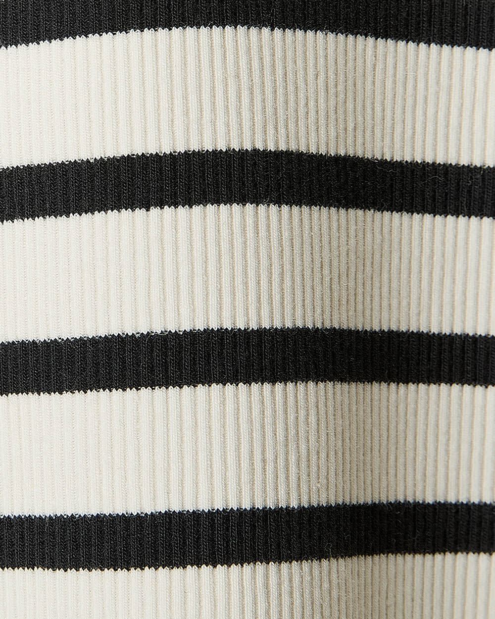 Long-Sleeve Henley Ribbed Top - Image 5