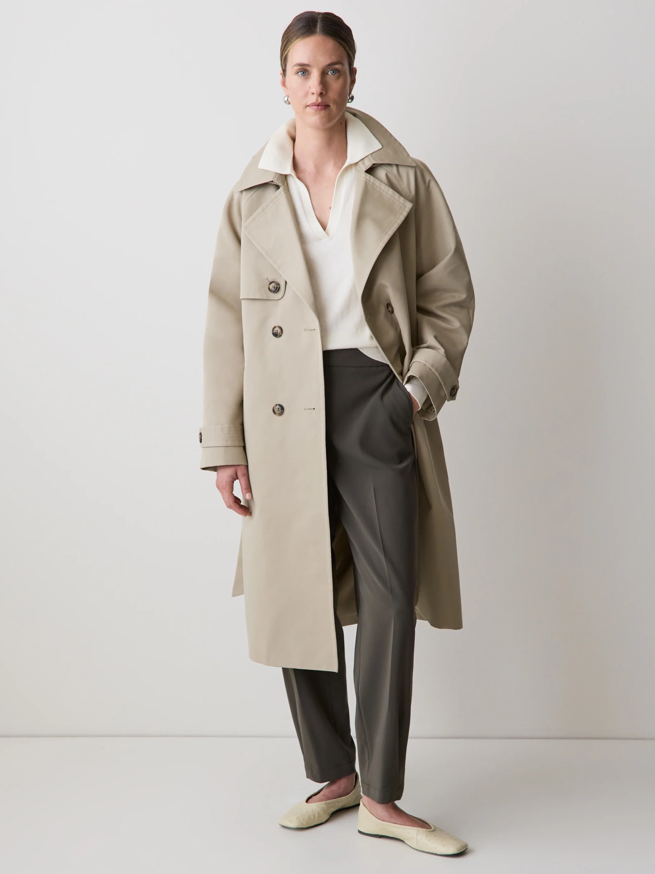 Trench Coat with Quilted Lining - Image 2
