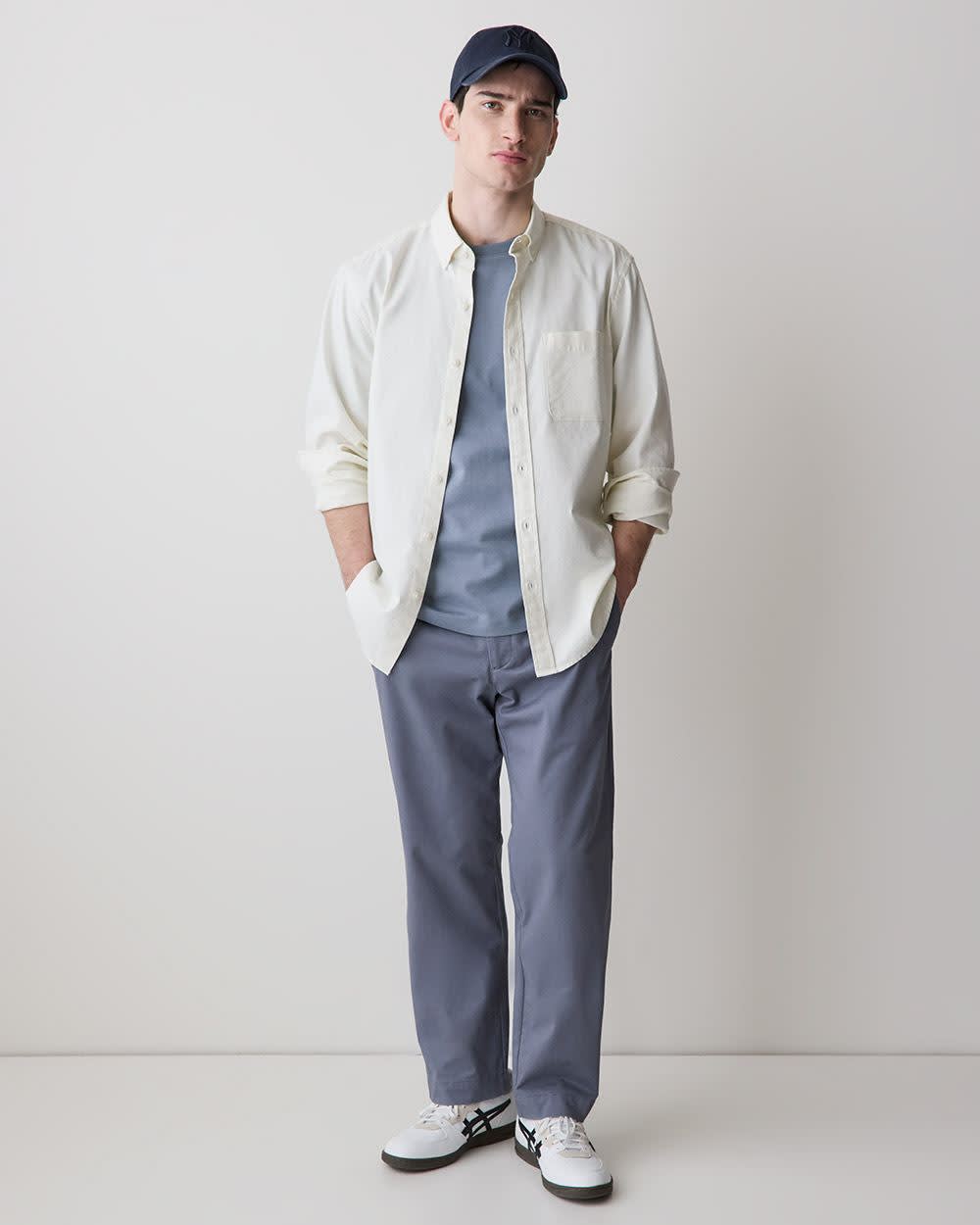 Solid Short-Sleeve Crew-Neck Tee - Image 12