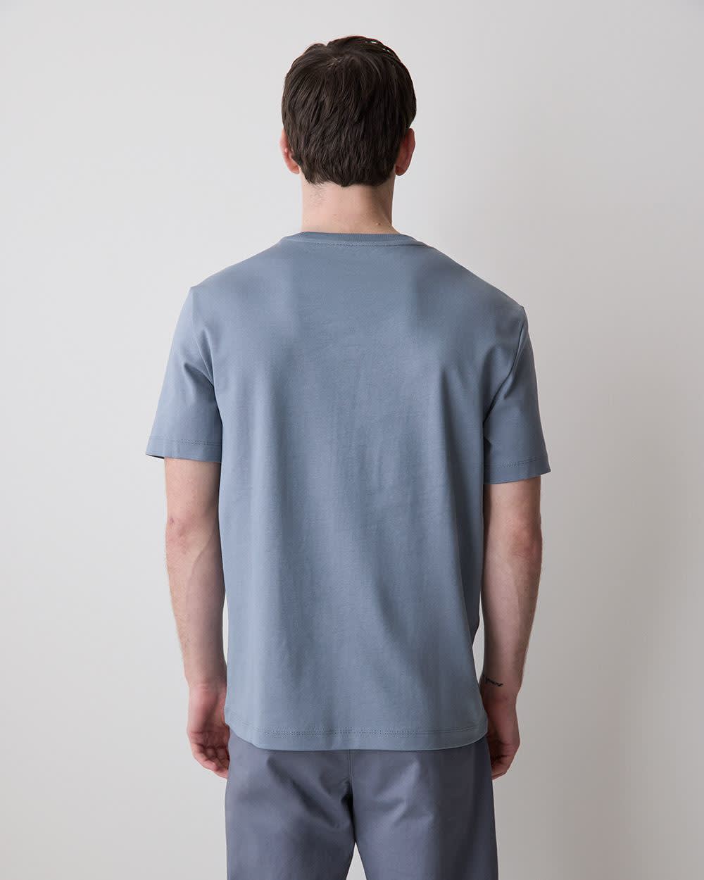 Solid Short-Sleeve Crew-Neck Tee - Image 13