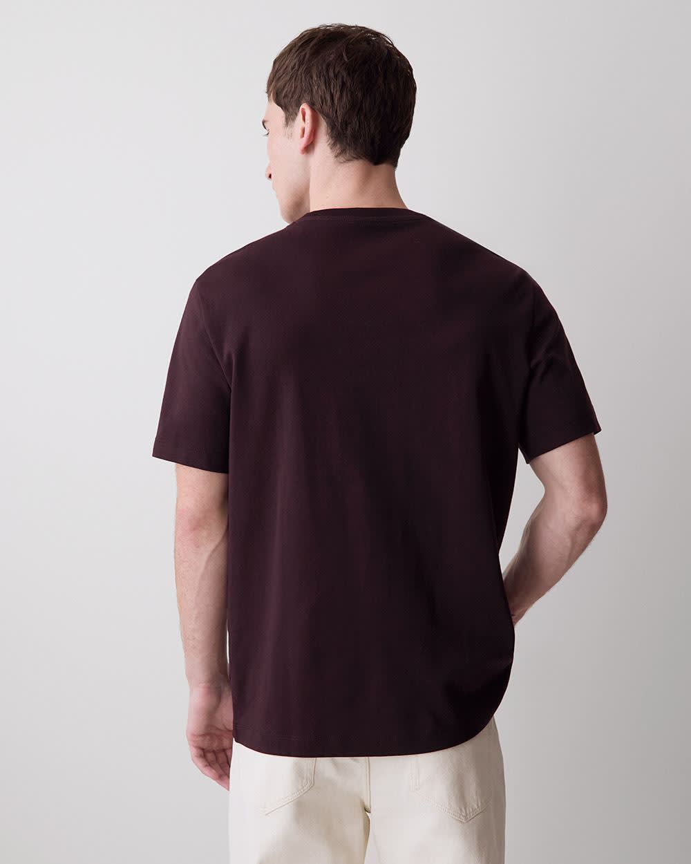Solid Short-Sleeve Crew-Neck Tee - Image 18