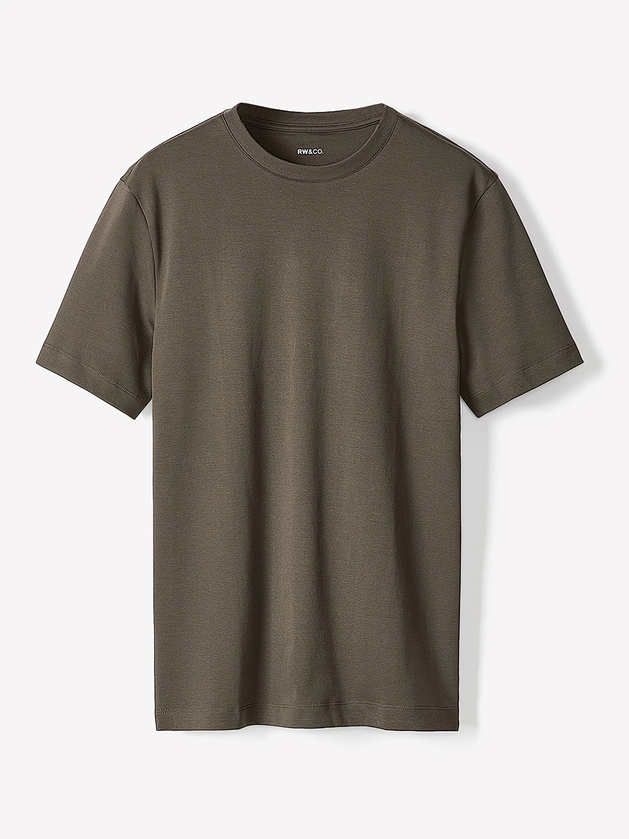 Solid Short-Sleeve Crew-Neck Tee - Image 5