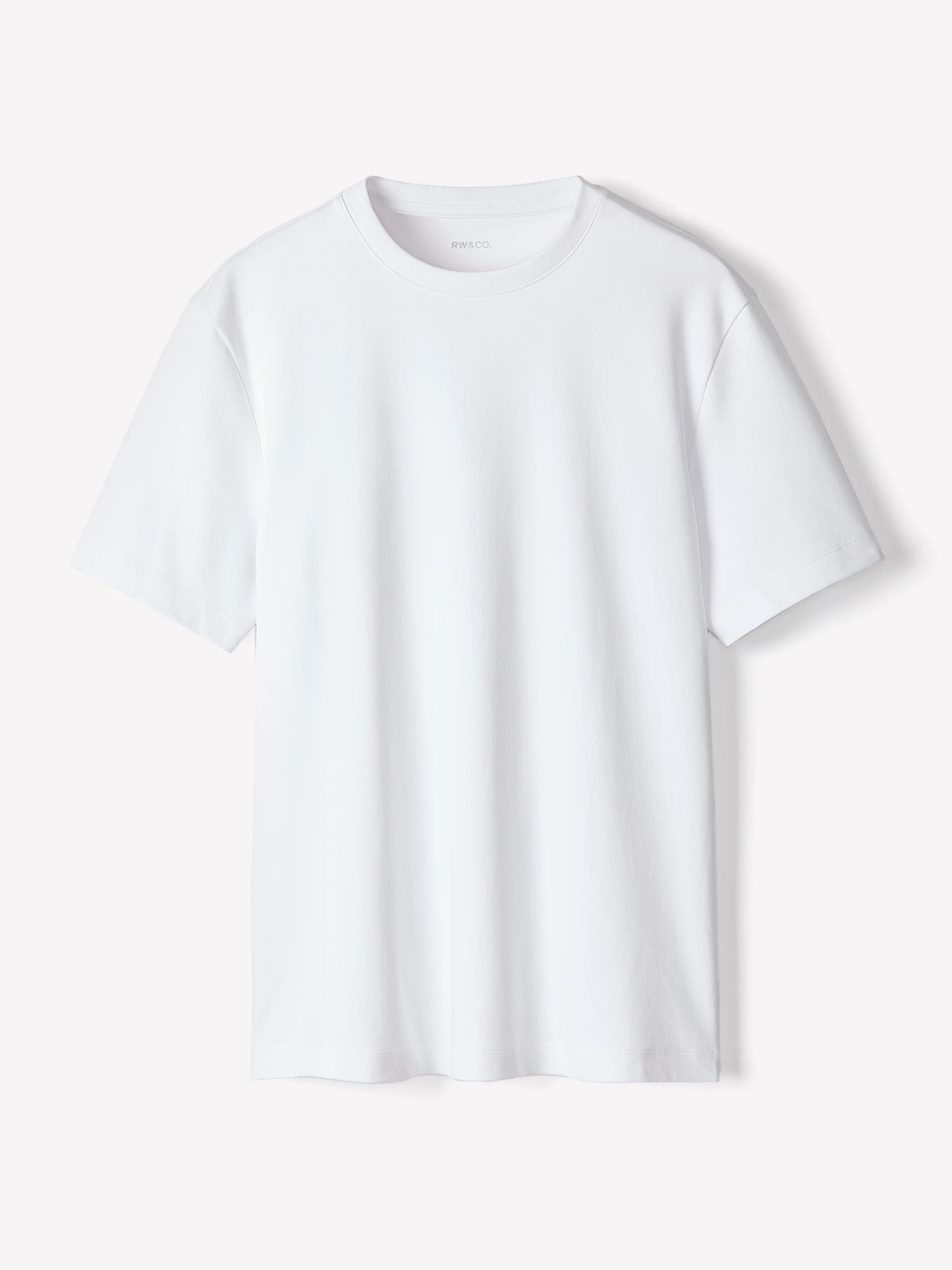 Solid Short-Sleeve Crew-Neck Tee - Image 5
