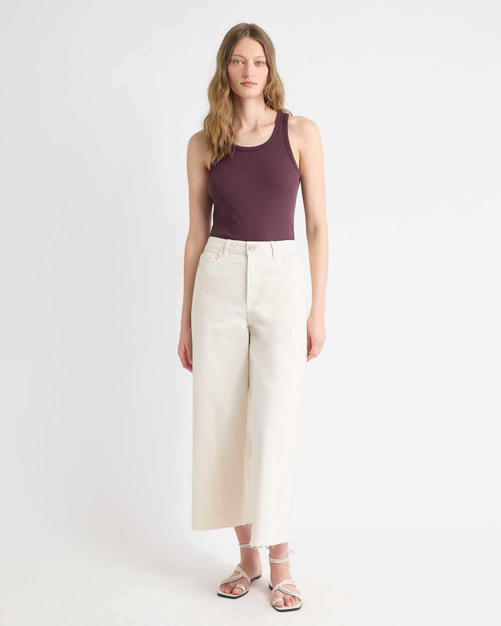 Crew-Neck Racerback Fitted Tank - Image 12