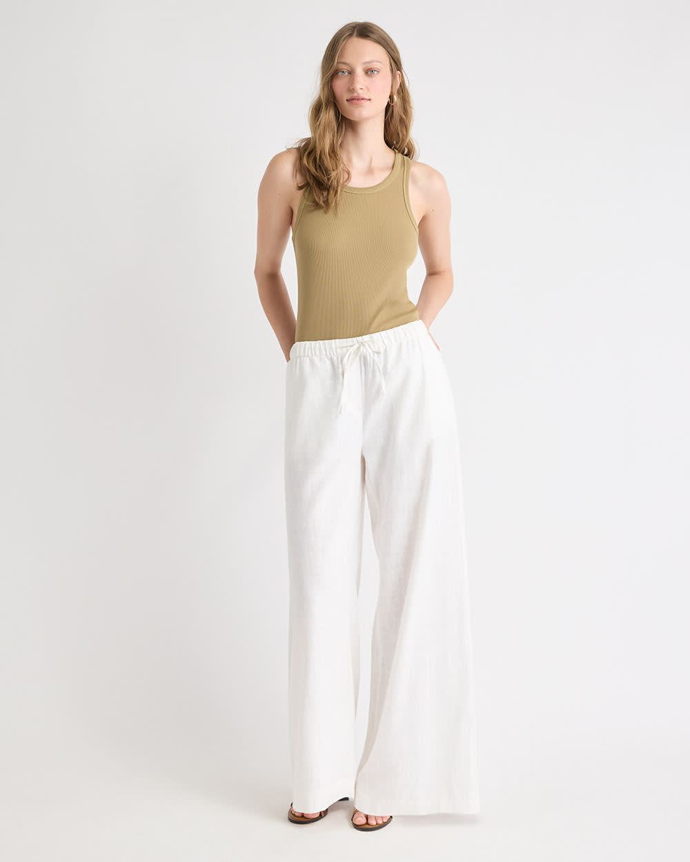 Crew-Neck Racerback Fitted Tank - Image 7