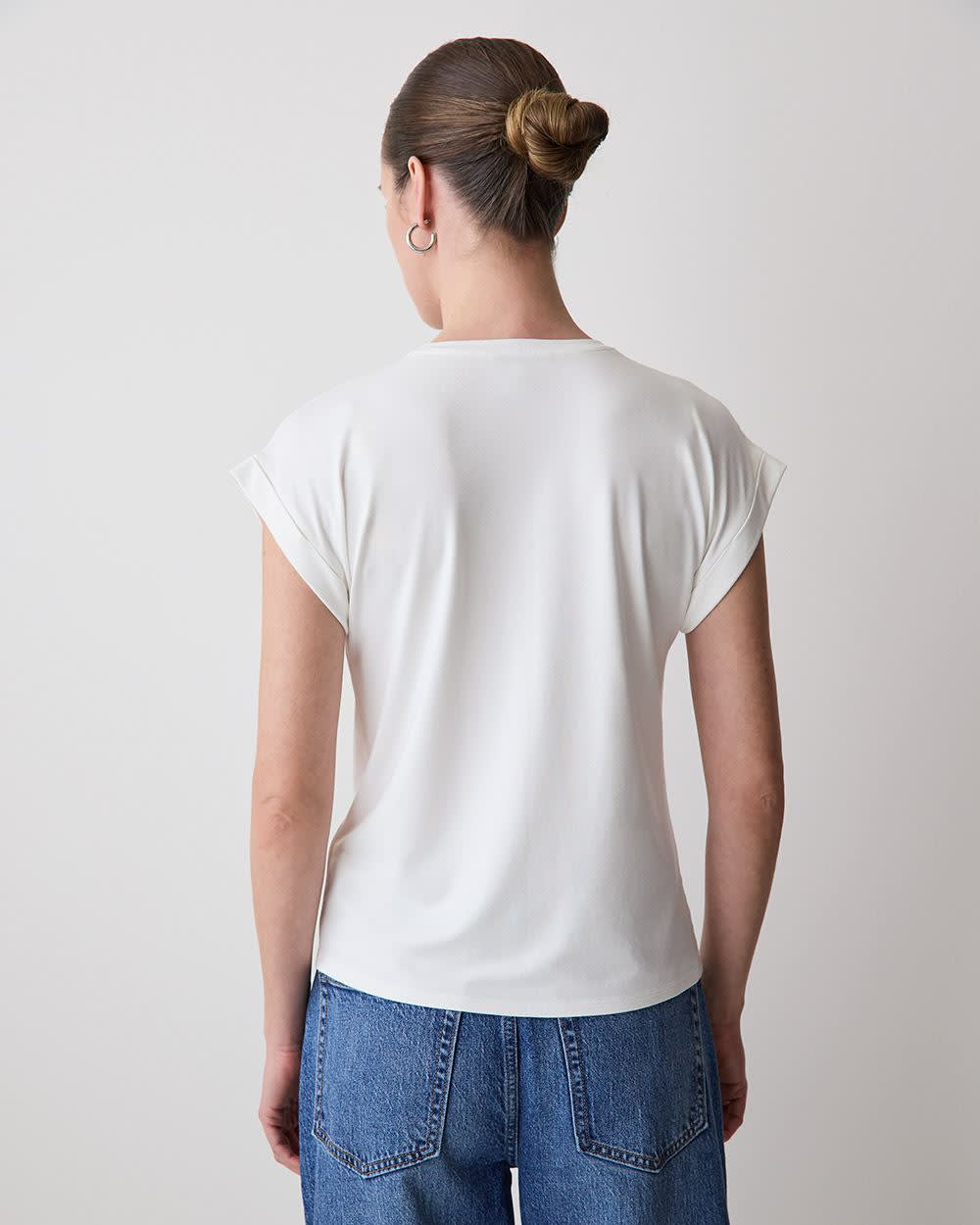 Extended-Sleeve Crew-Neck Tee - Image 3