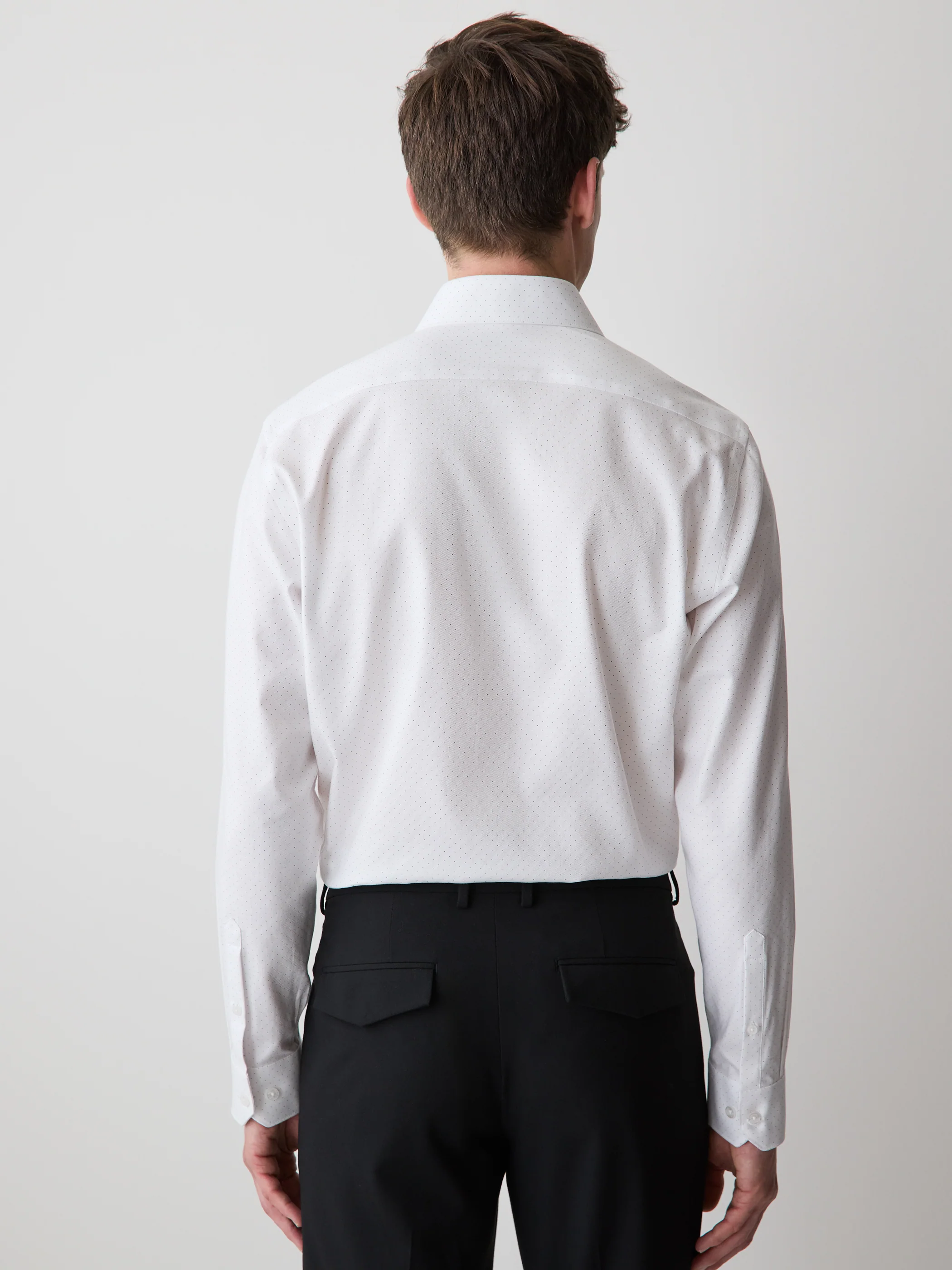 Dotted Regular Fit Dress Shirt - Image 3