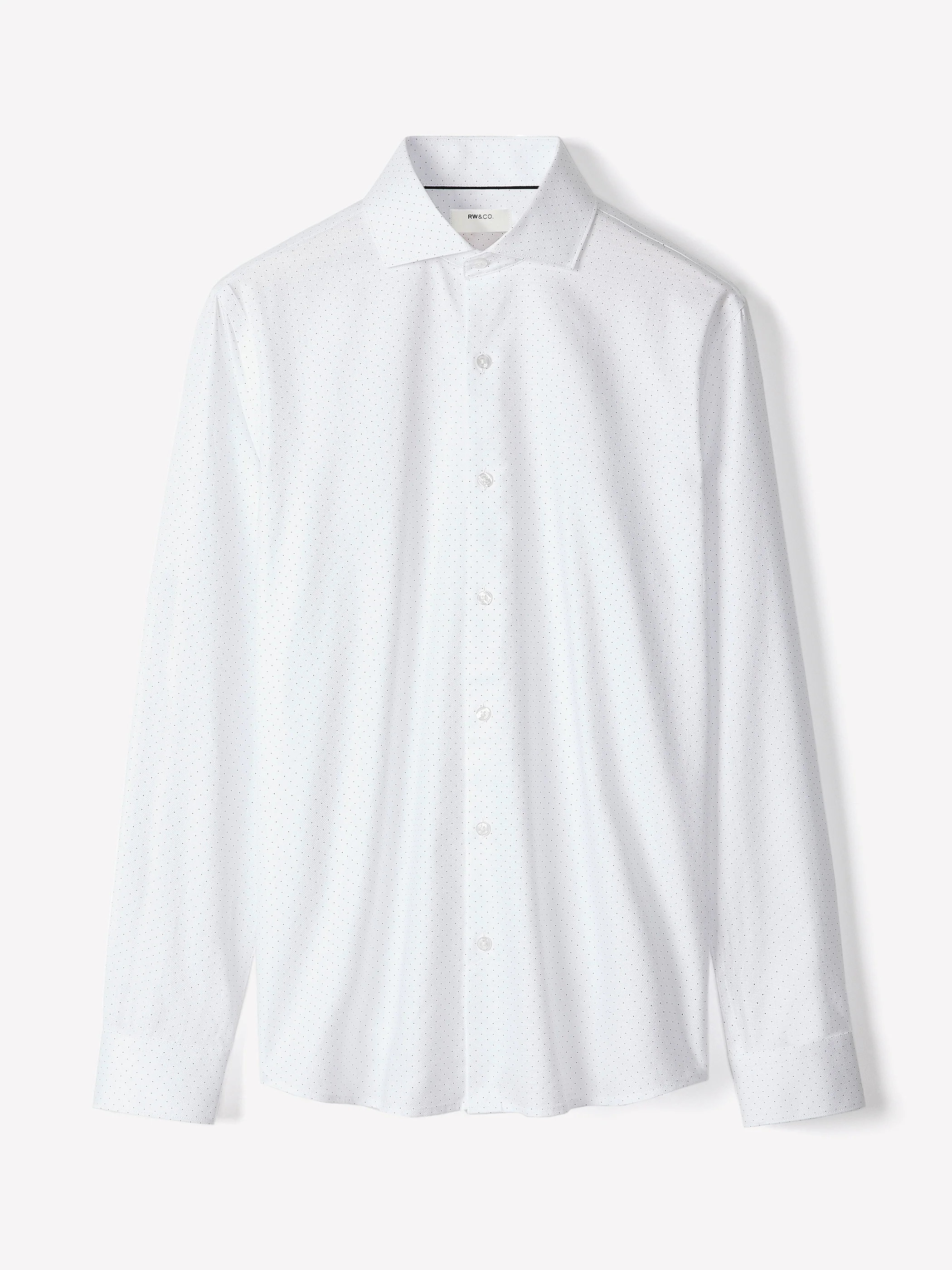 Dotted Regular Fit Dress Shirt - Image 5