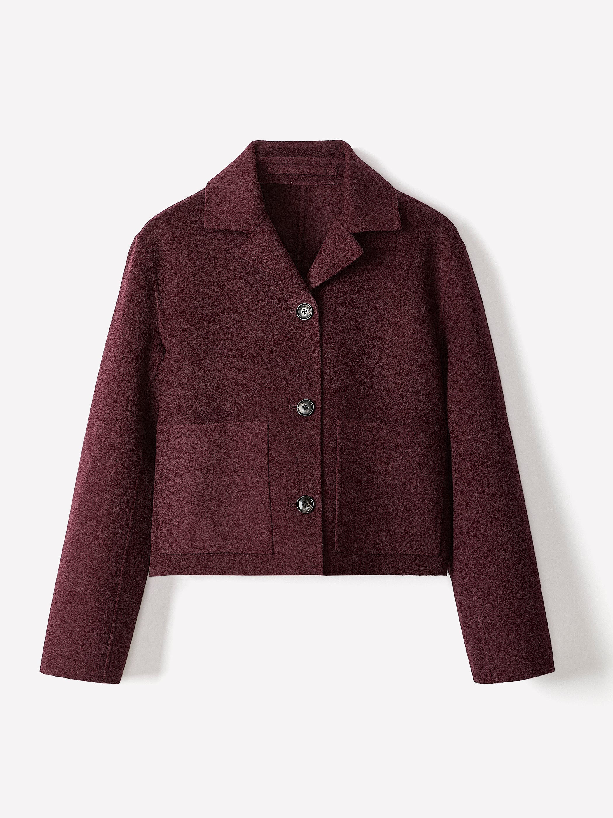 Double Face Wool-Blend Transitional Coat - Image 12