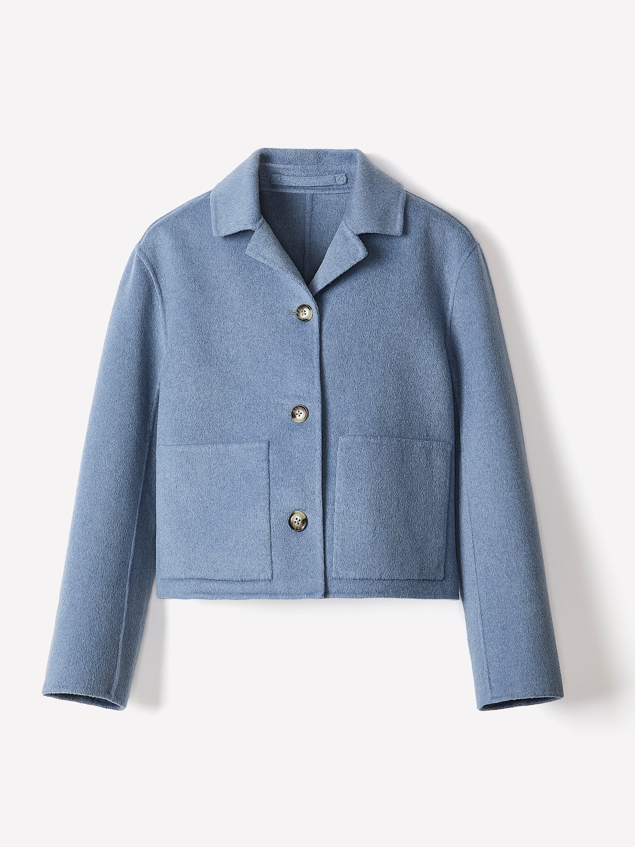 Double Face Wool-Blend Transitional Coat - Image 6