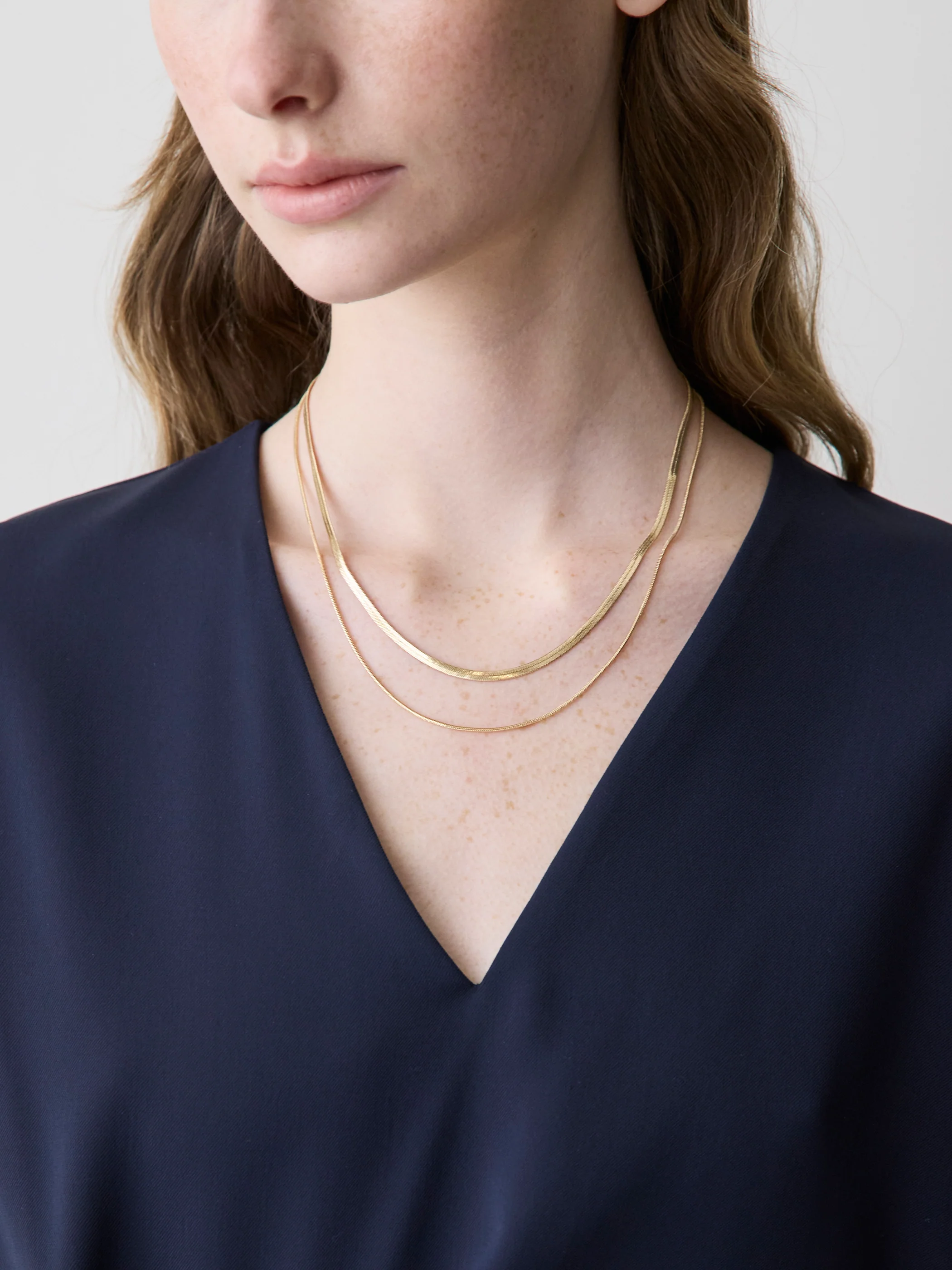 Double-Snake-Chain Necklace - Image 3