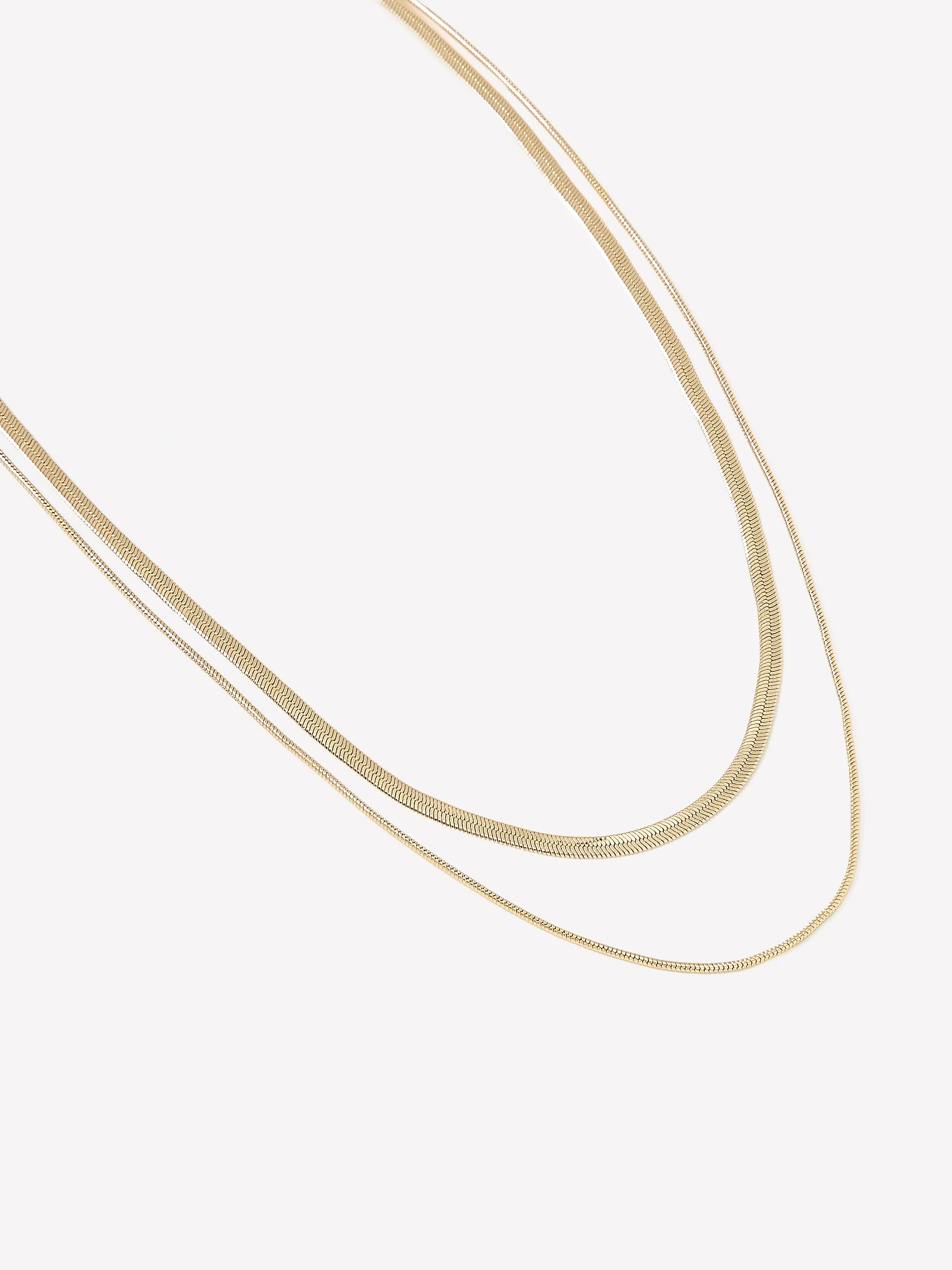 Double-Snake-Chain Necklace - Image 4