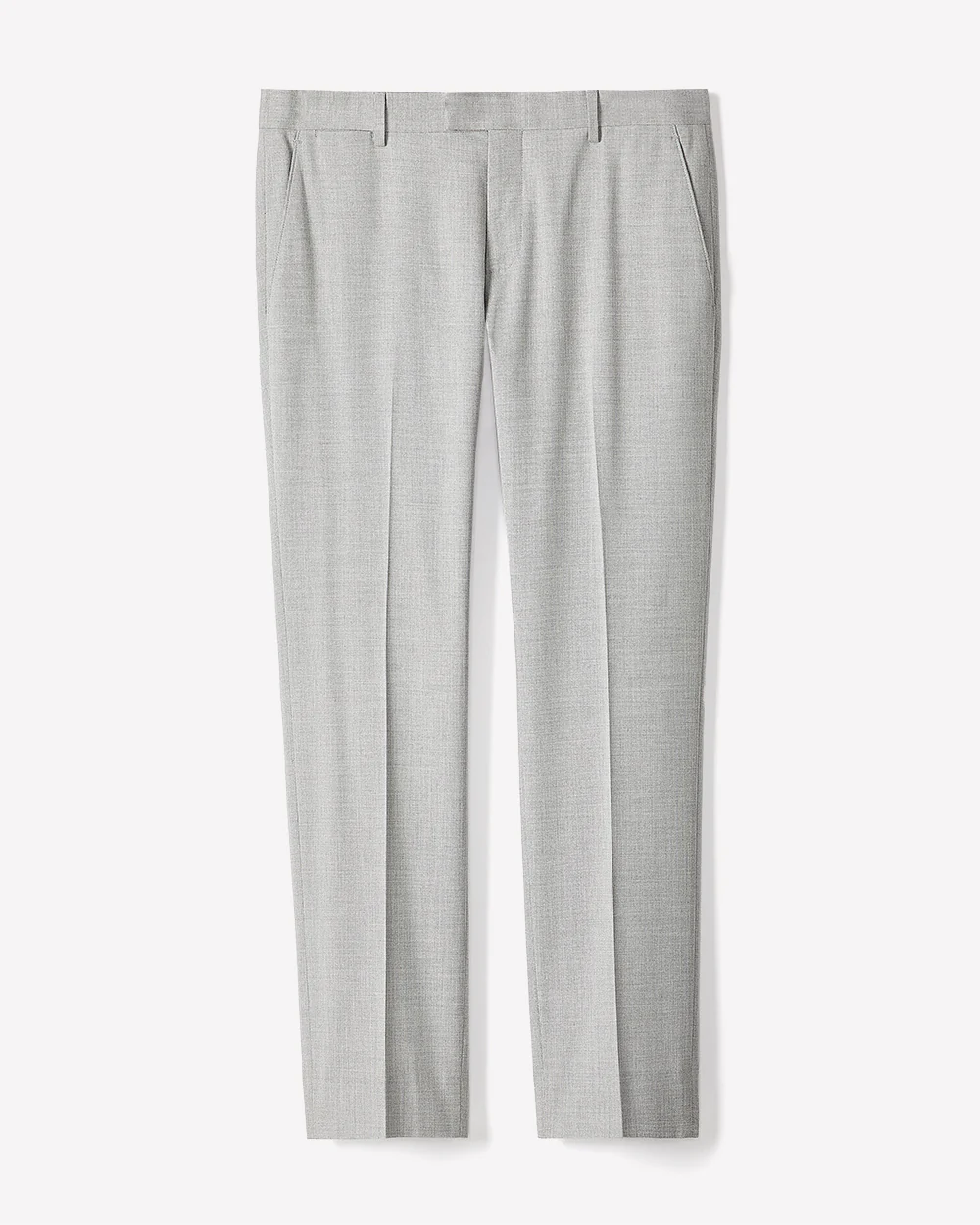 Essential Slim Fit Light Grey Suit Pant - Image 4