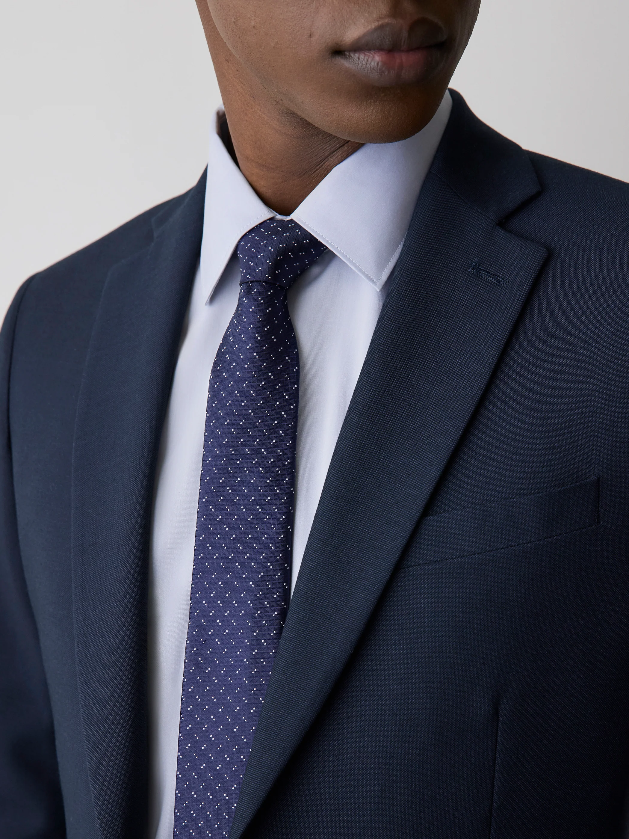 Essential Slim Fit Navy Suit Blazer - Image 4
