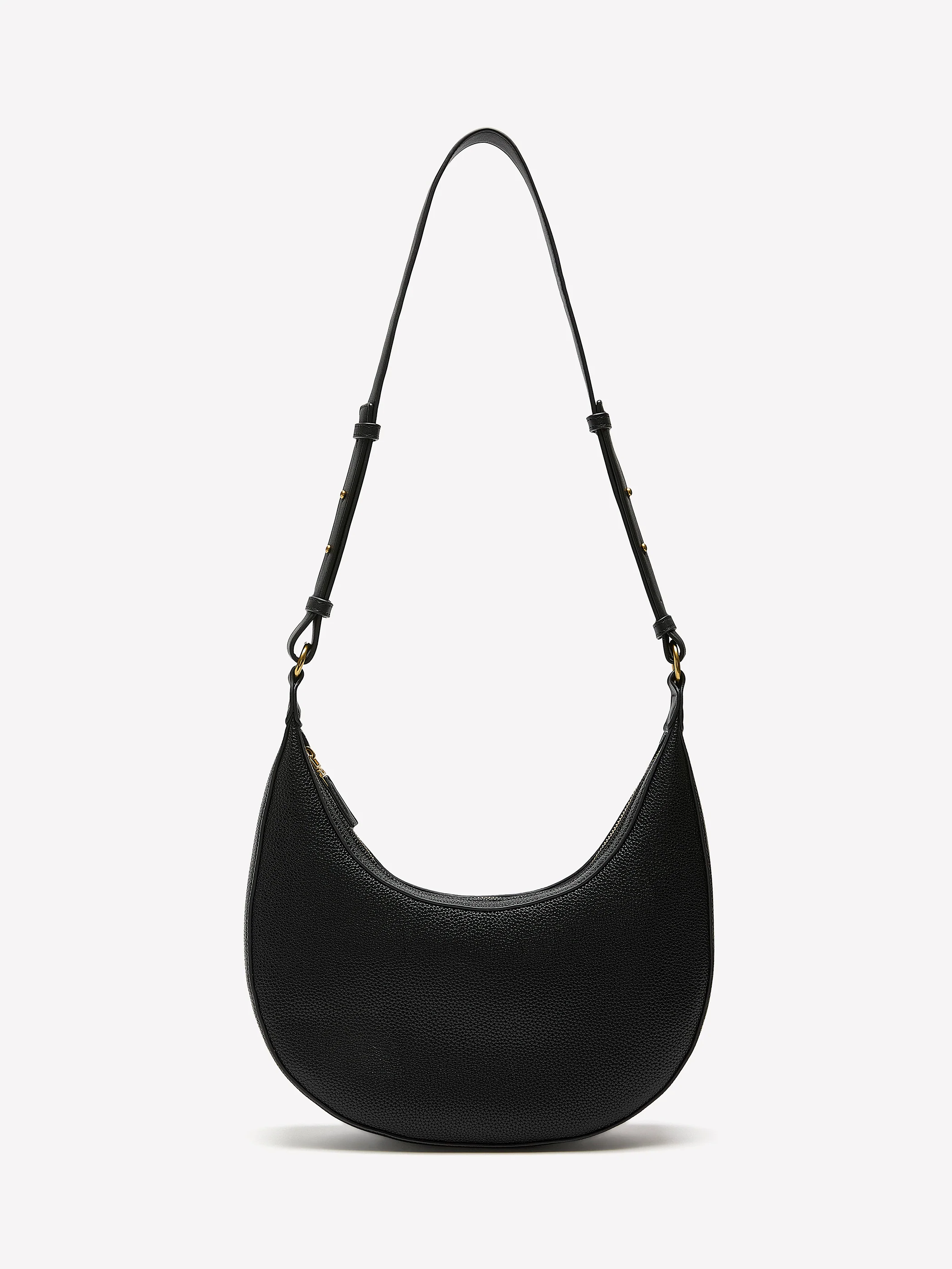 Faux Leather Crescent Cross-Body Bag - Image 3