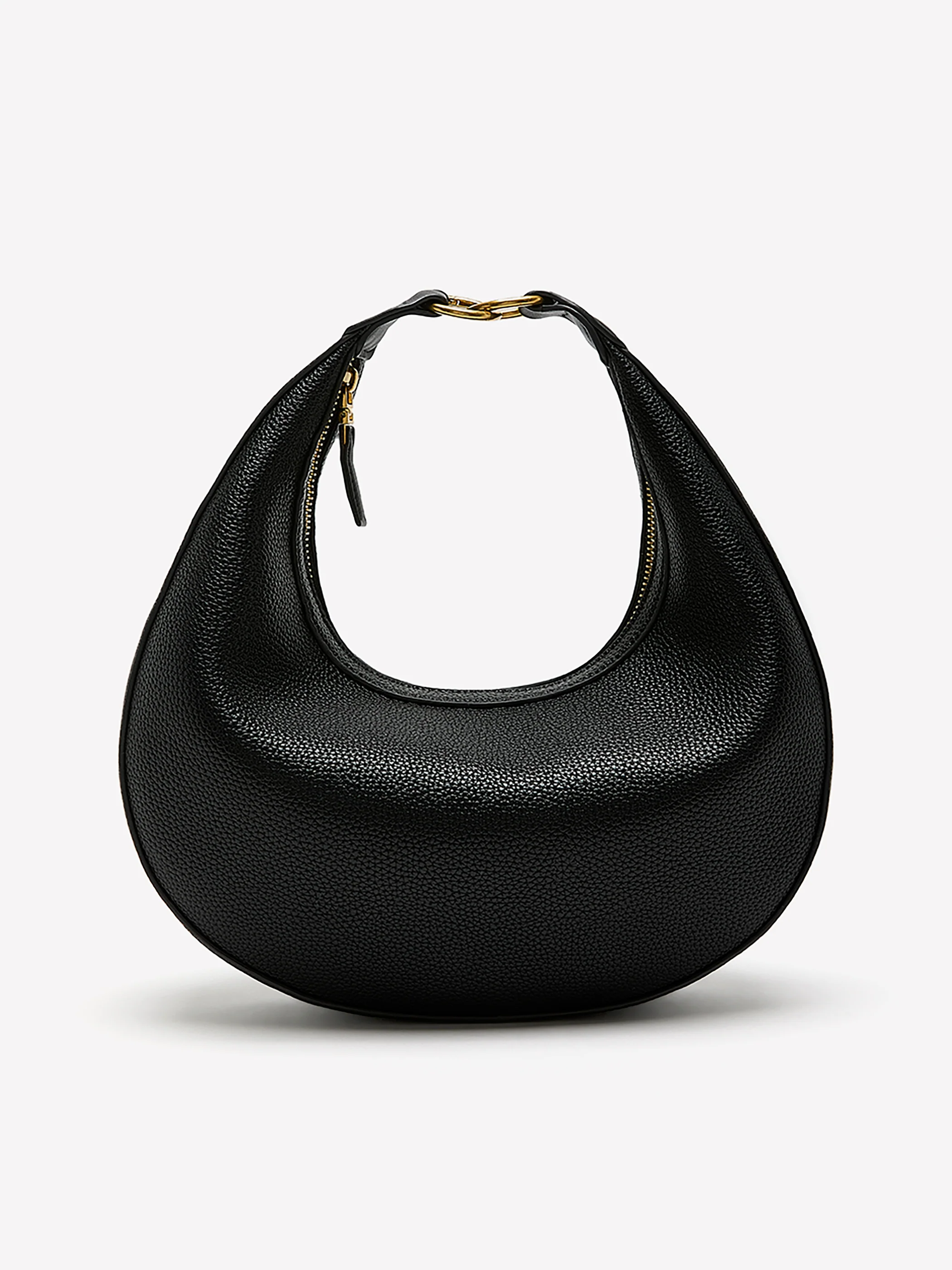 Faux Leather Crescent Cross-Body Bag - Image 6