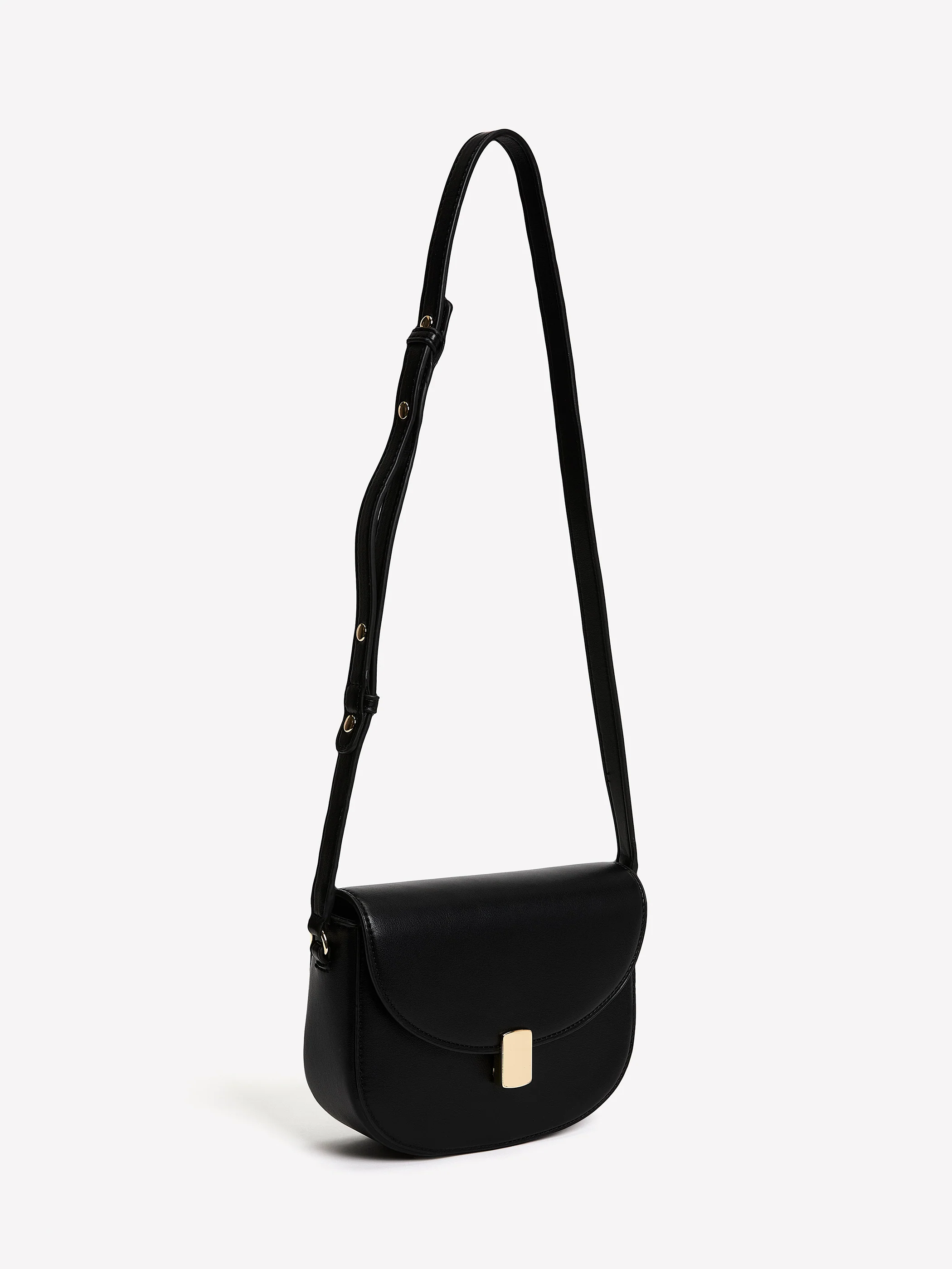 Faux Leather Cross-Body Bag - Image 2