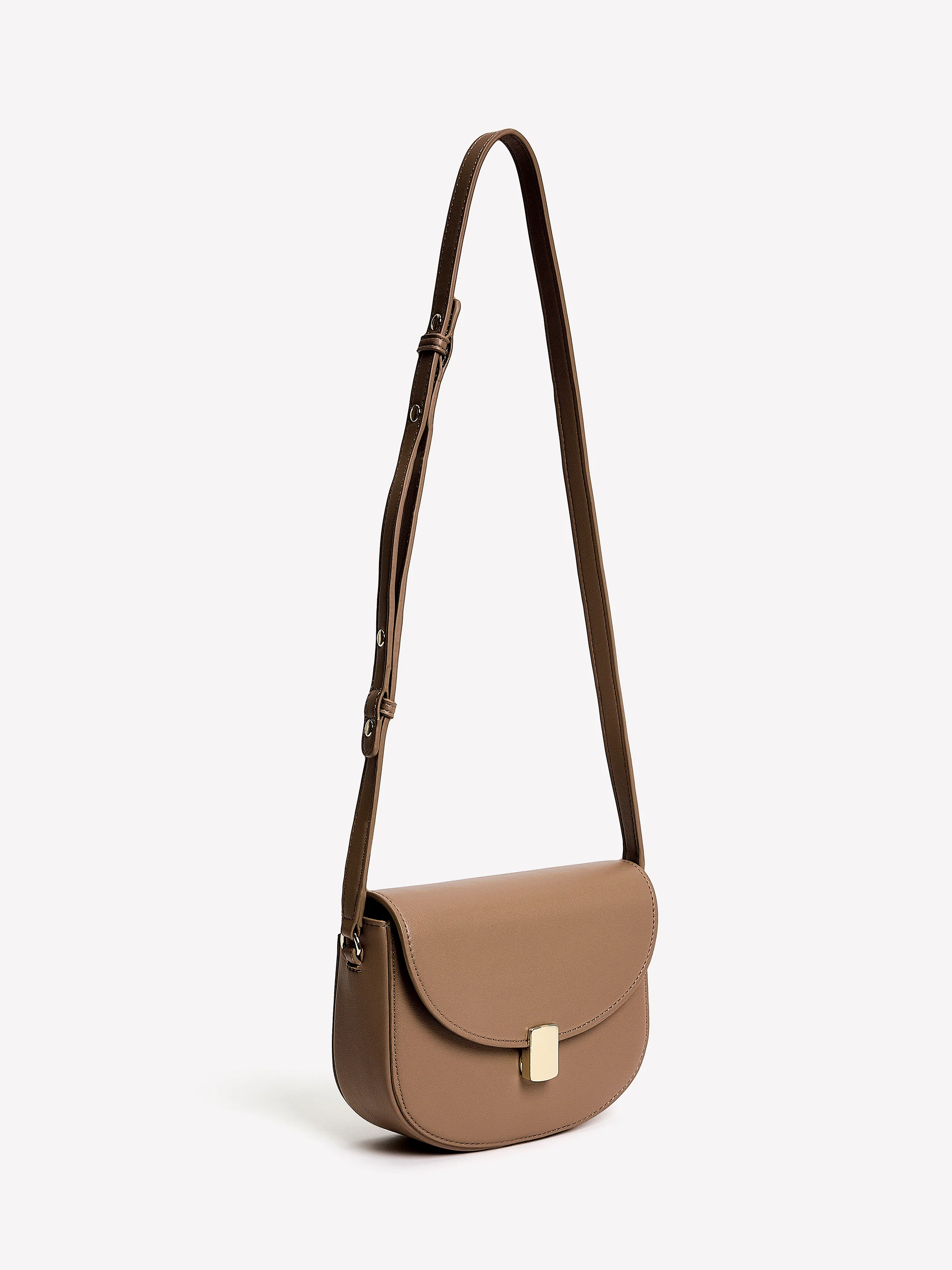 Faux Leather Cross-Body Bag - Image 8