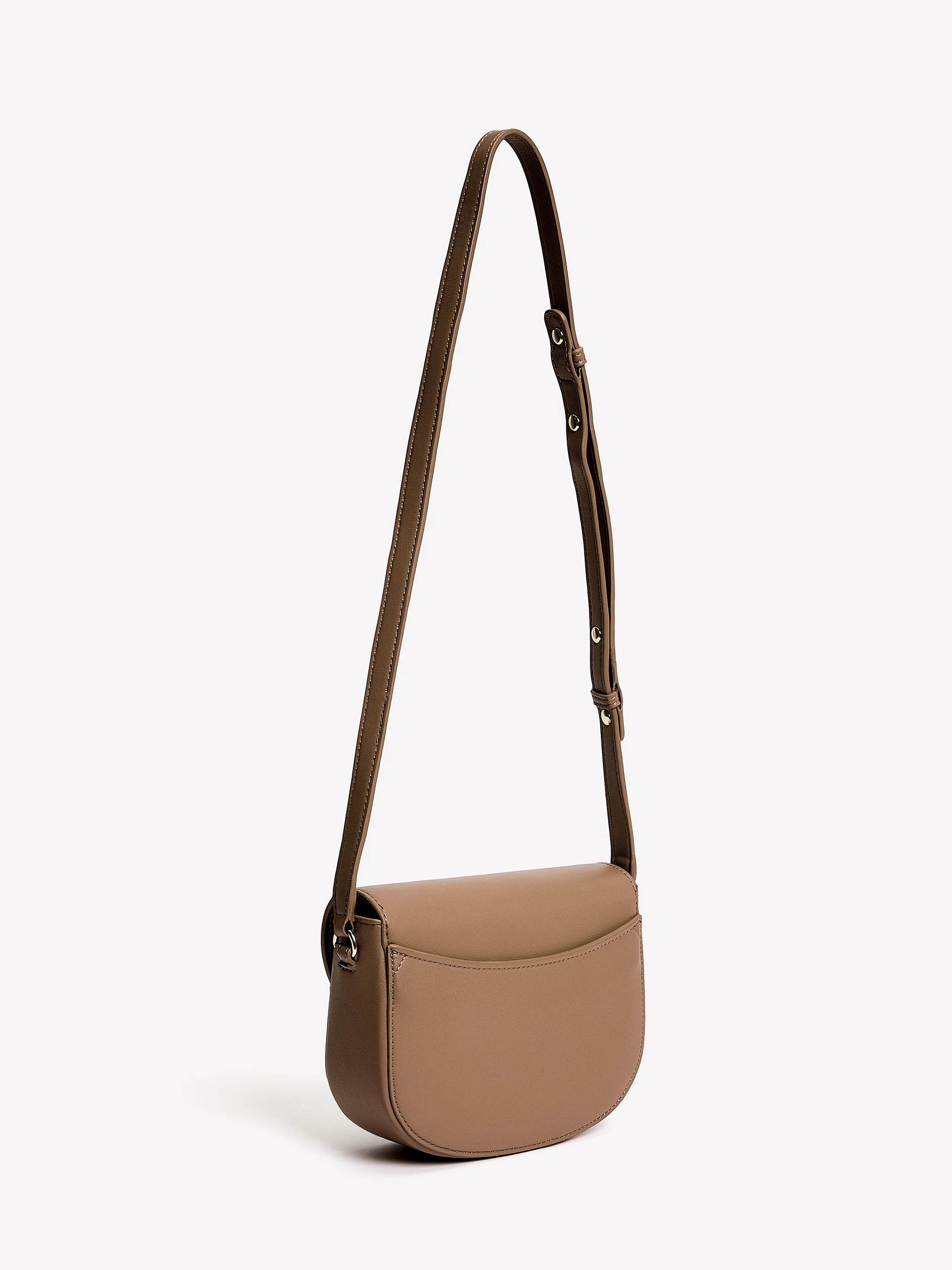 Faux Leather Cross-Body Bag - Image 9