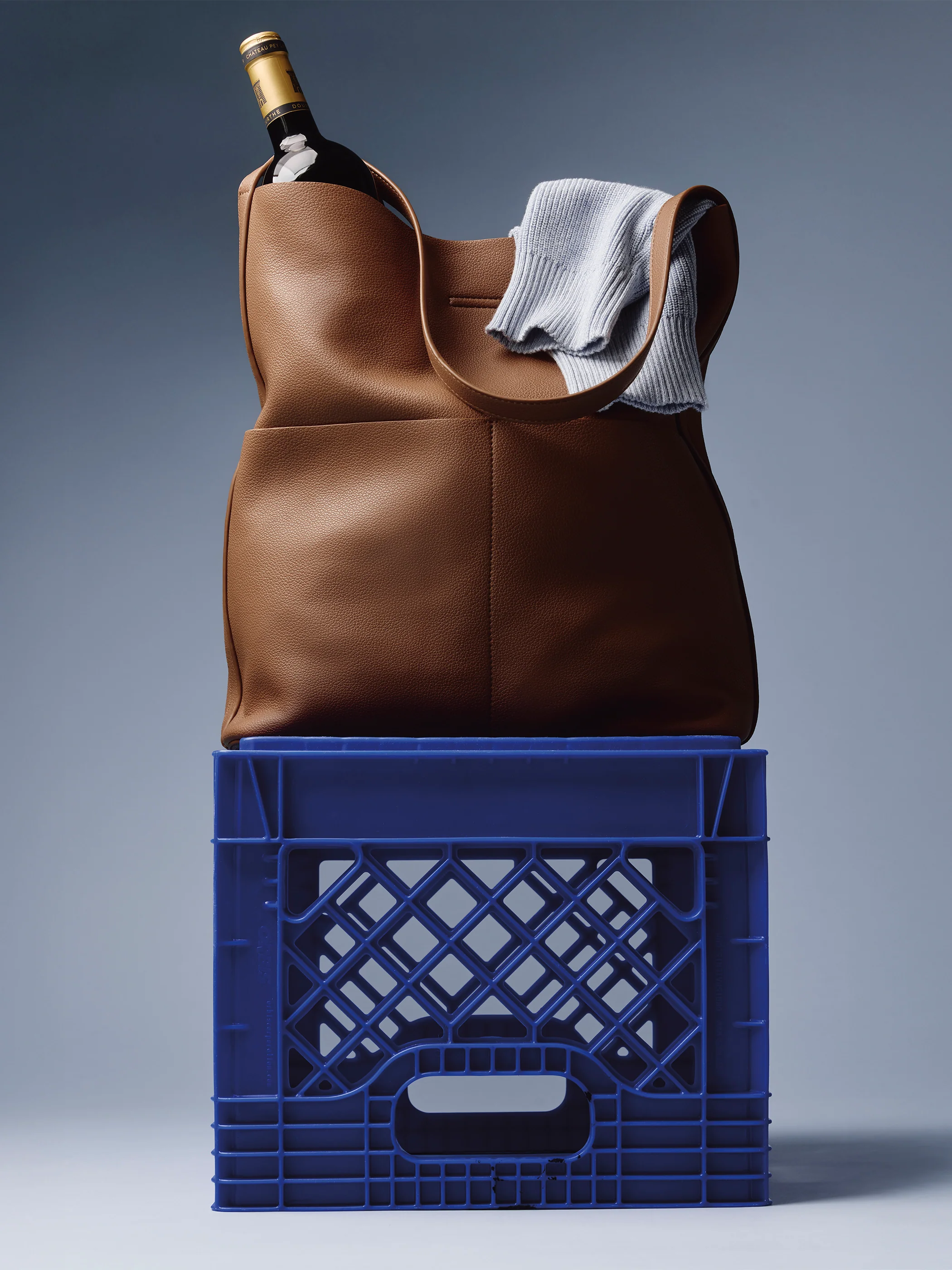 Faux Leather Tote Bag - Image 12