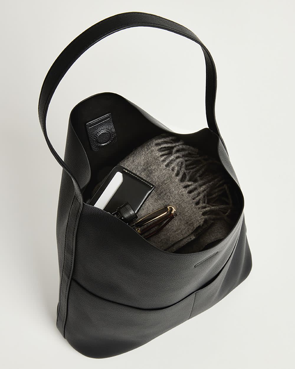 Faux Leather Tote Bag - Image 5