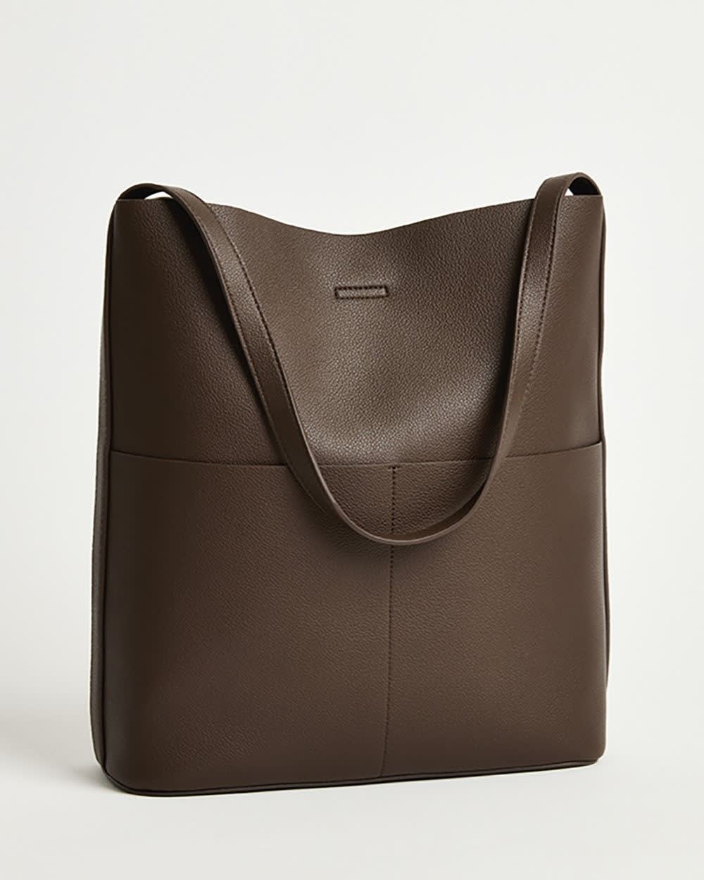 Faux Leather Tote Bag - Image 7