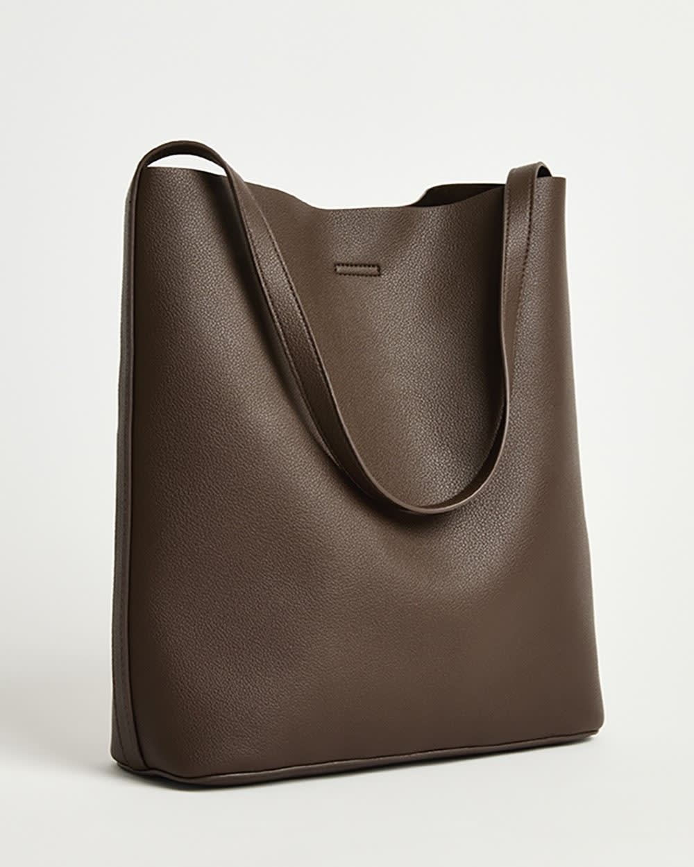 Faux Leather Tote Bag - Image 8