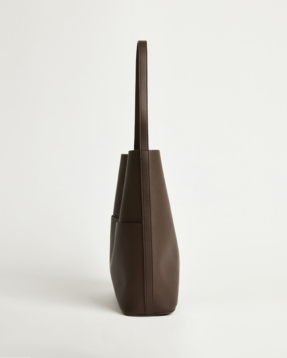 Faux Leather Tote Bag - Image 9