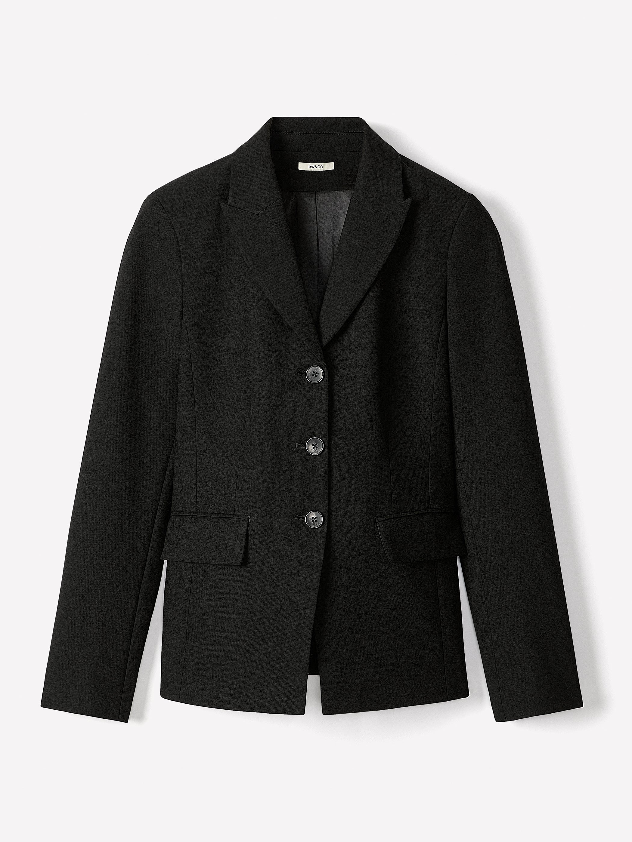 Three-Button Fitted Blazer - Image 12