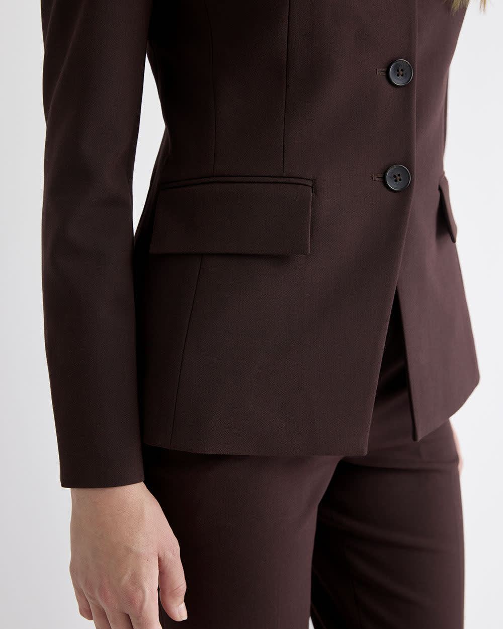 Three-Button Fitted Blazer - Image 6