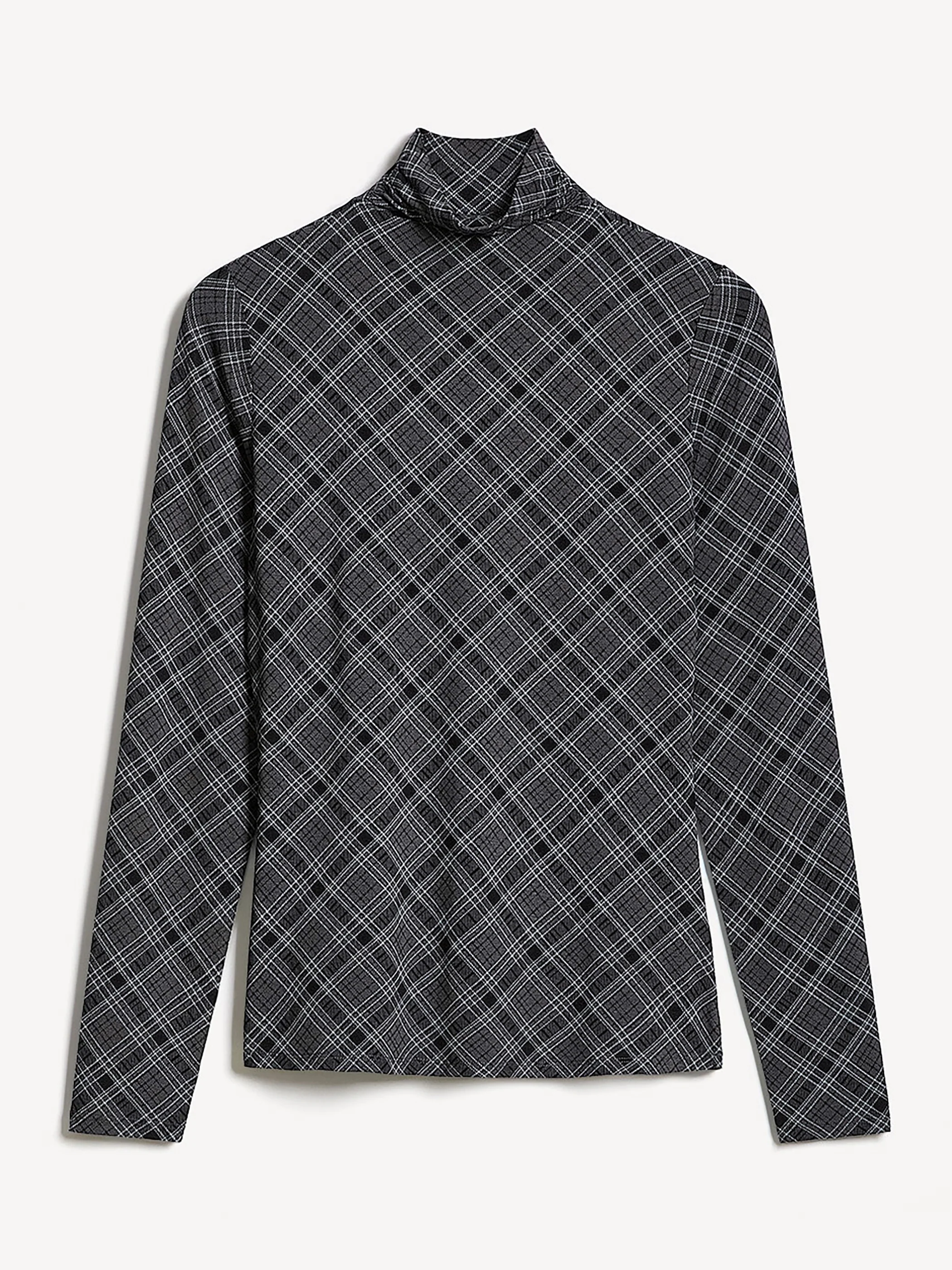 Fitted Long-Sleeve Mock-Neck Tee - Image 10