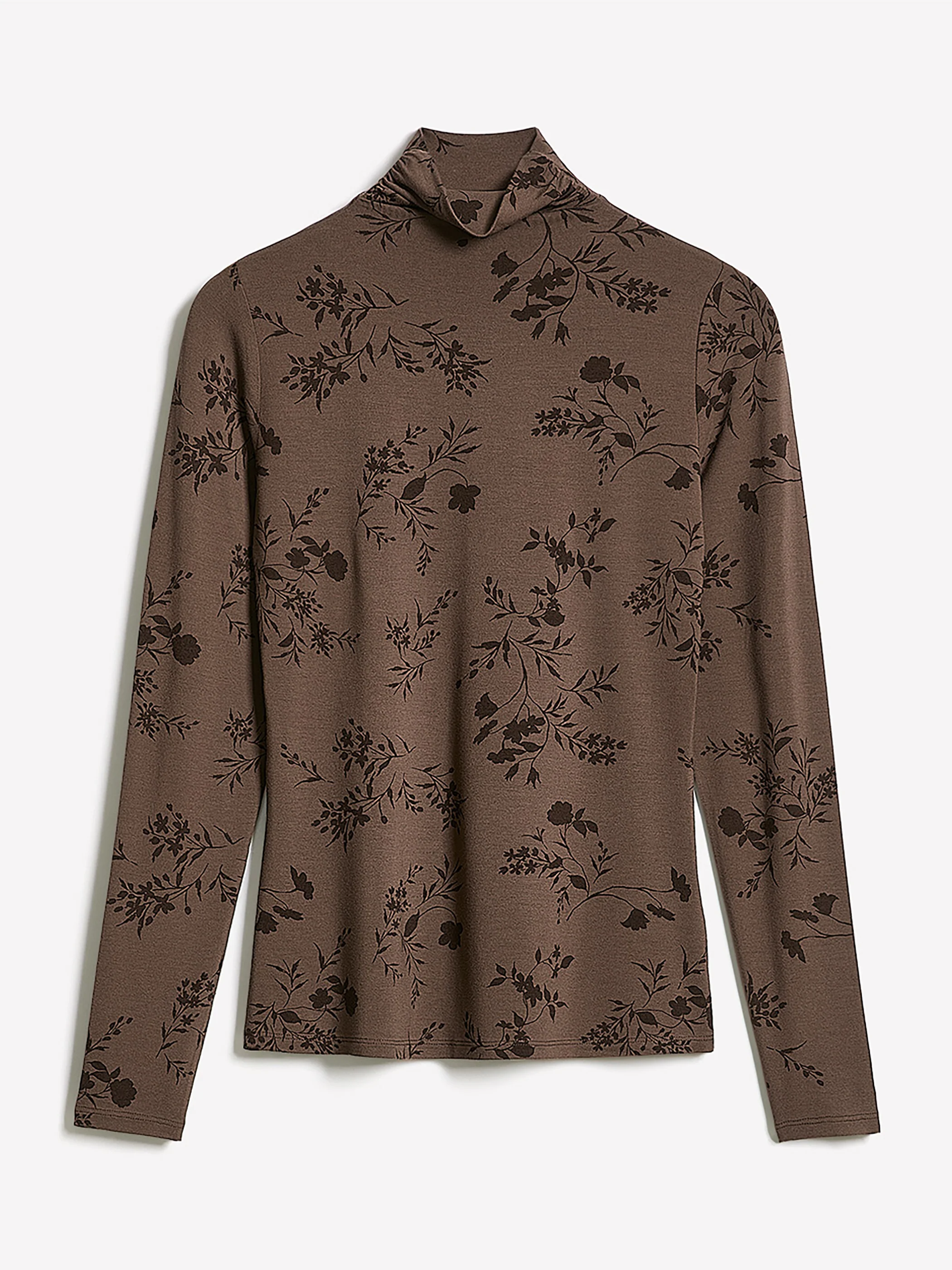 Fitted Long-Sleeve Mock-Neck Tee - Image 16