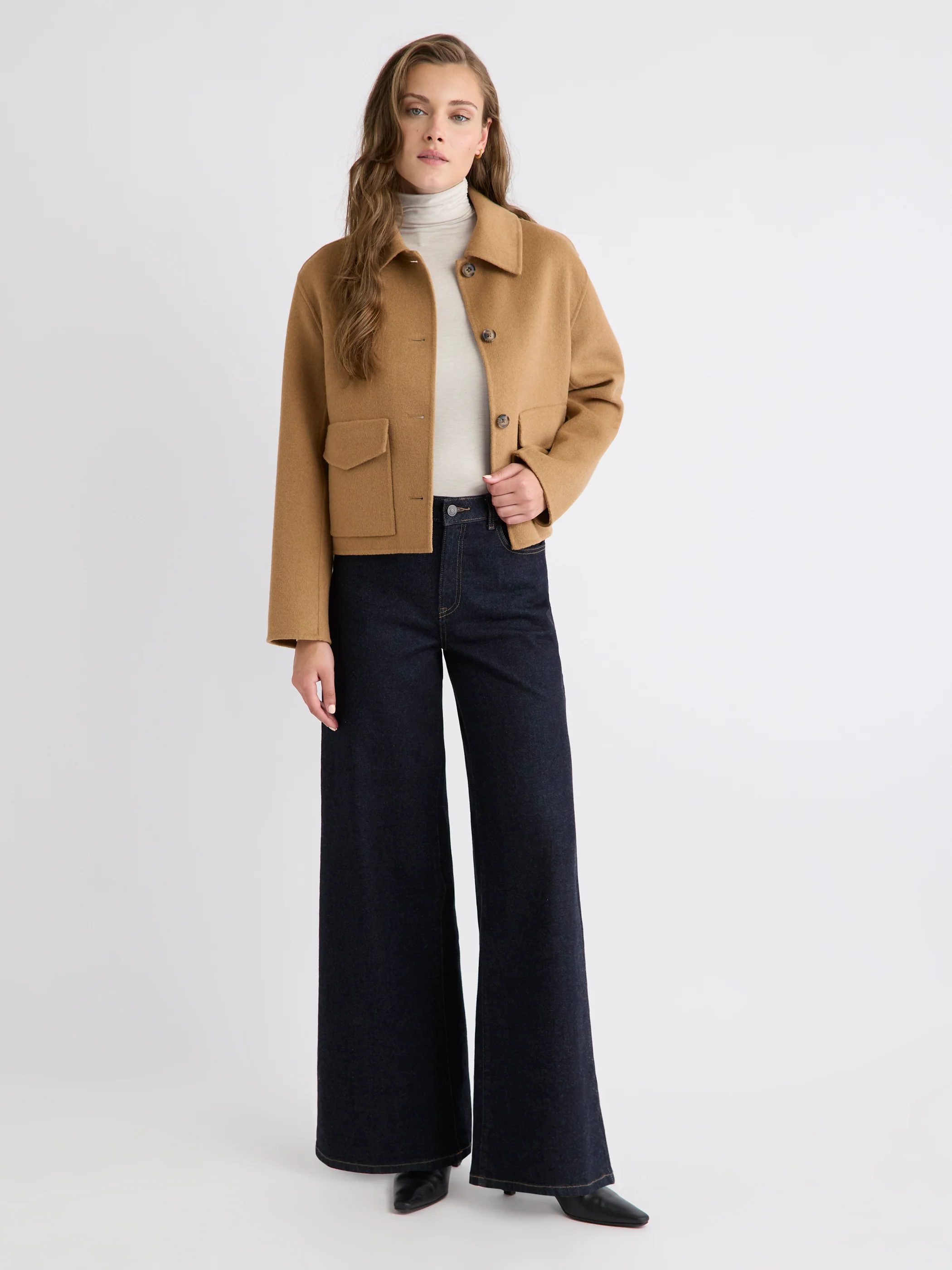 Fitted Long-Sleeve Mock-Neck Tee - Image 20