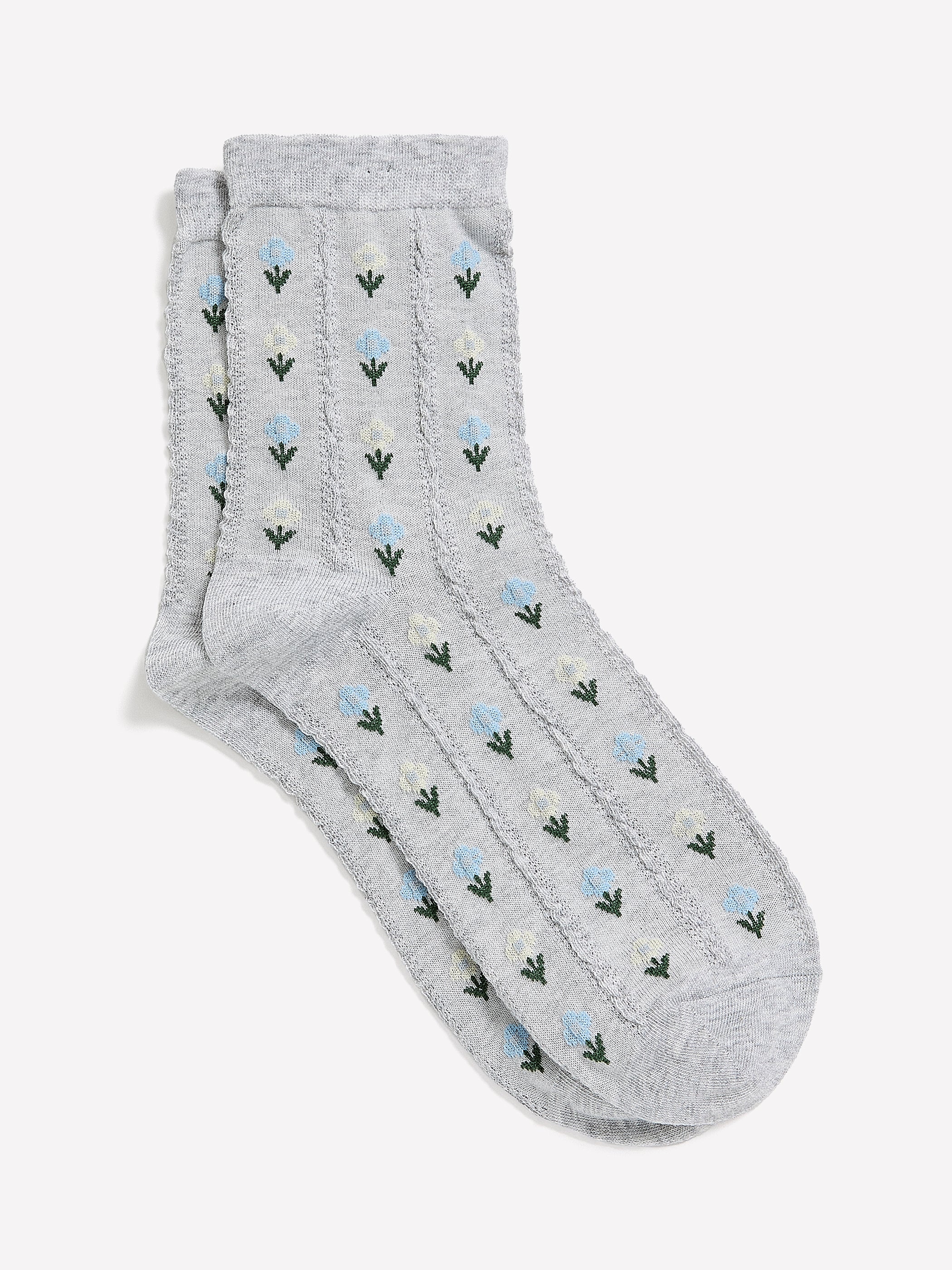 Floral Crew Socks - Image 3