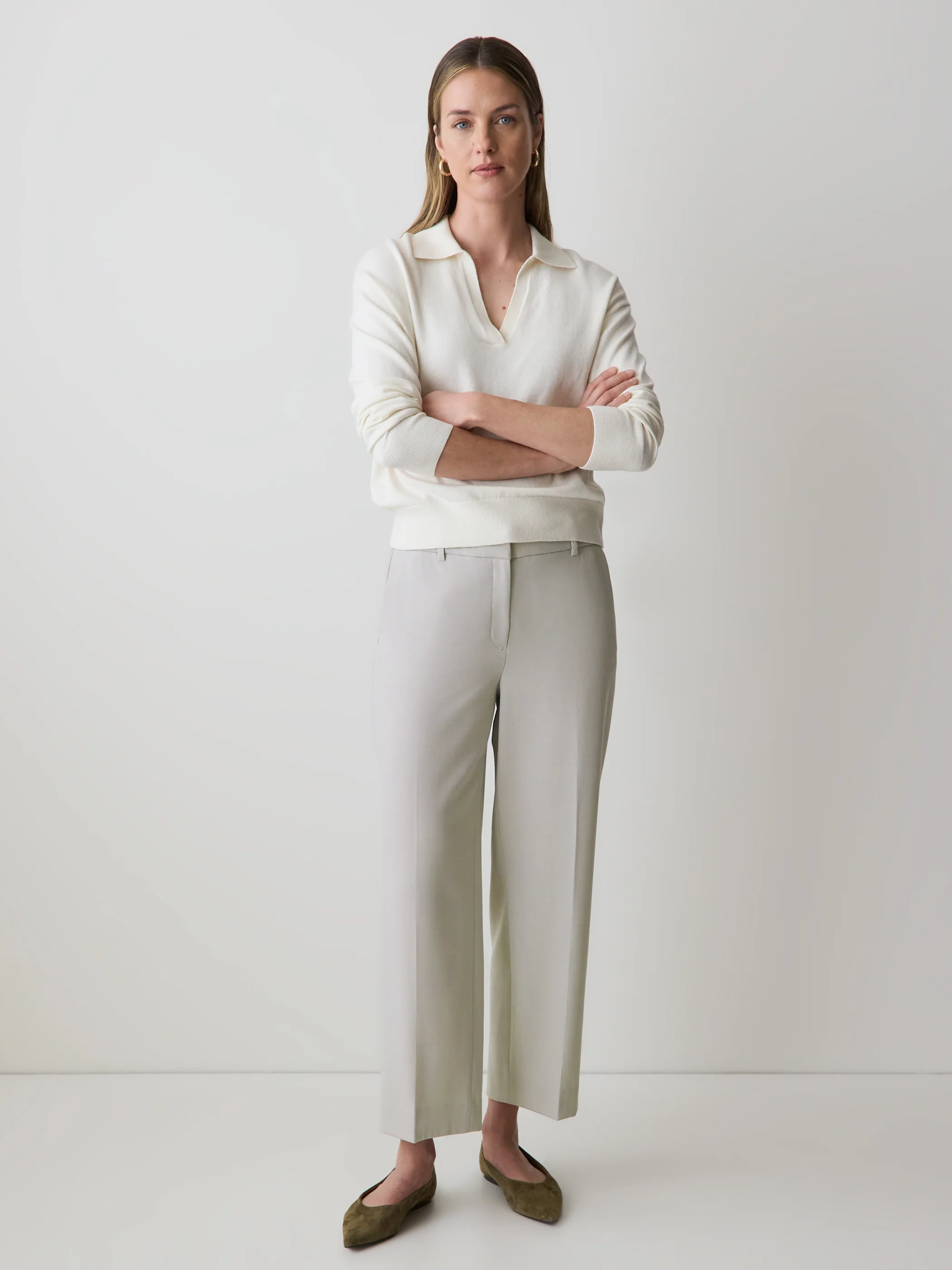 Mid-Rise Straight-Leg Cropped Pant - Image 11