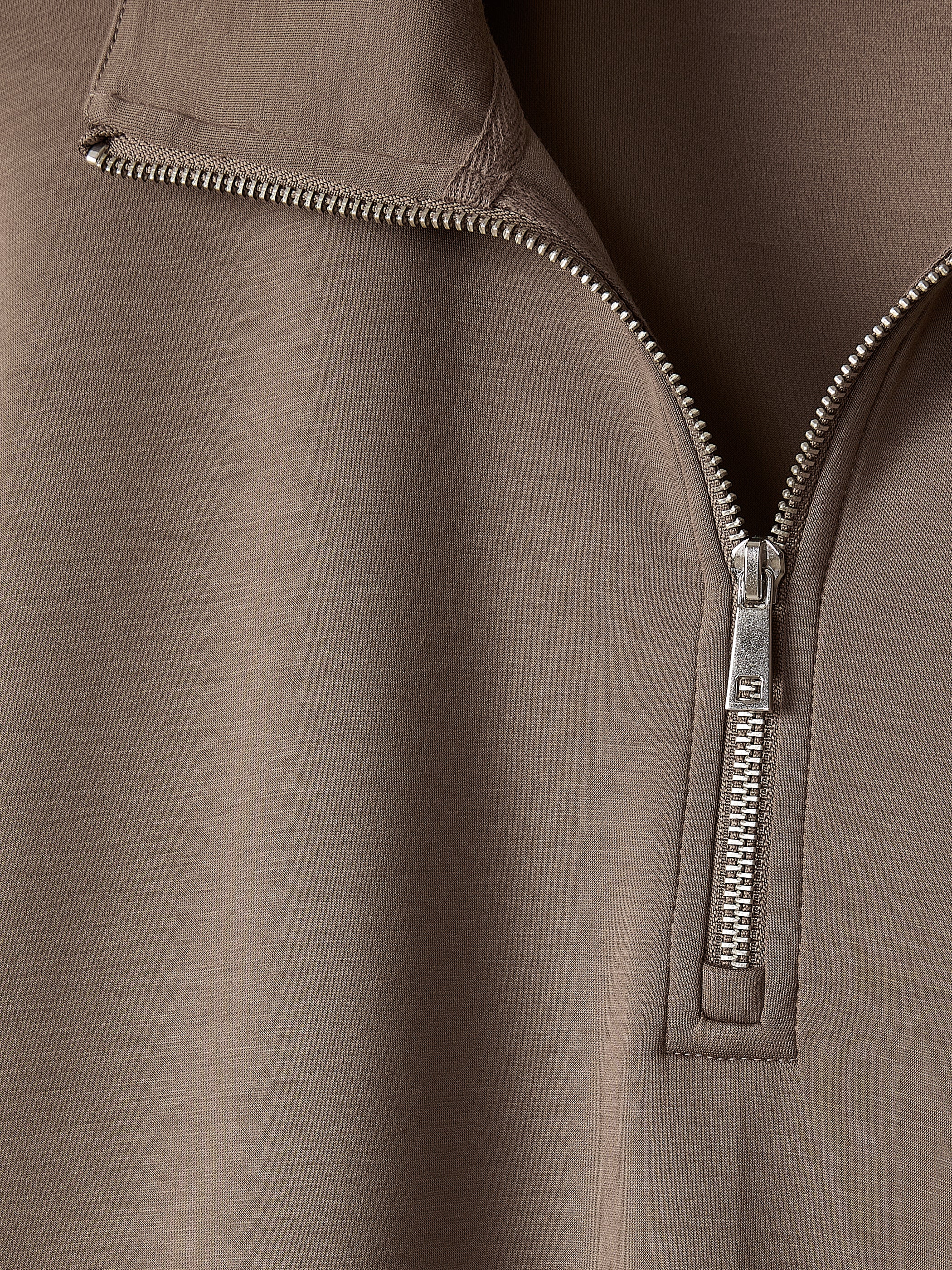 Half-Zip Mock-Neck Top - Image 11