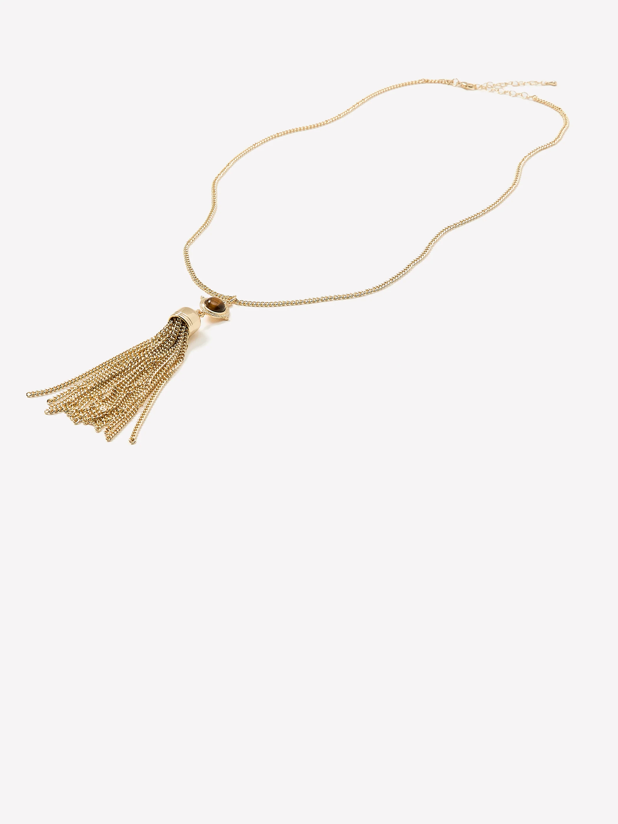 Long Necklace with Tassel - Image 2