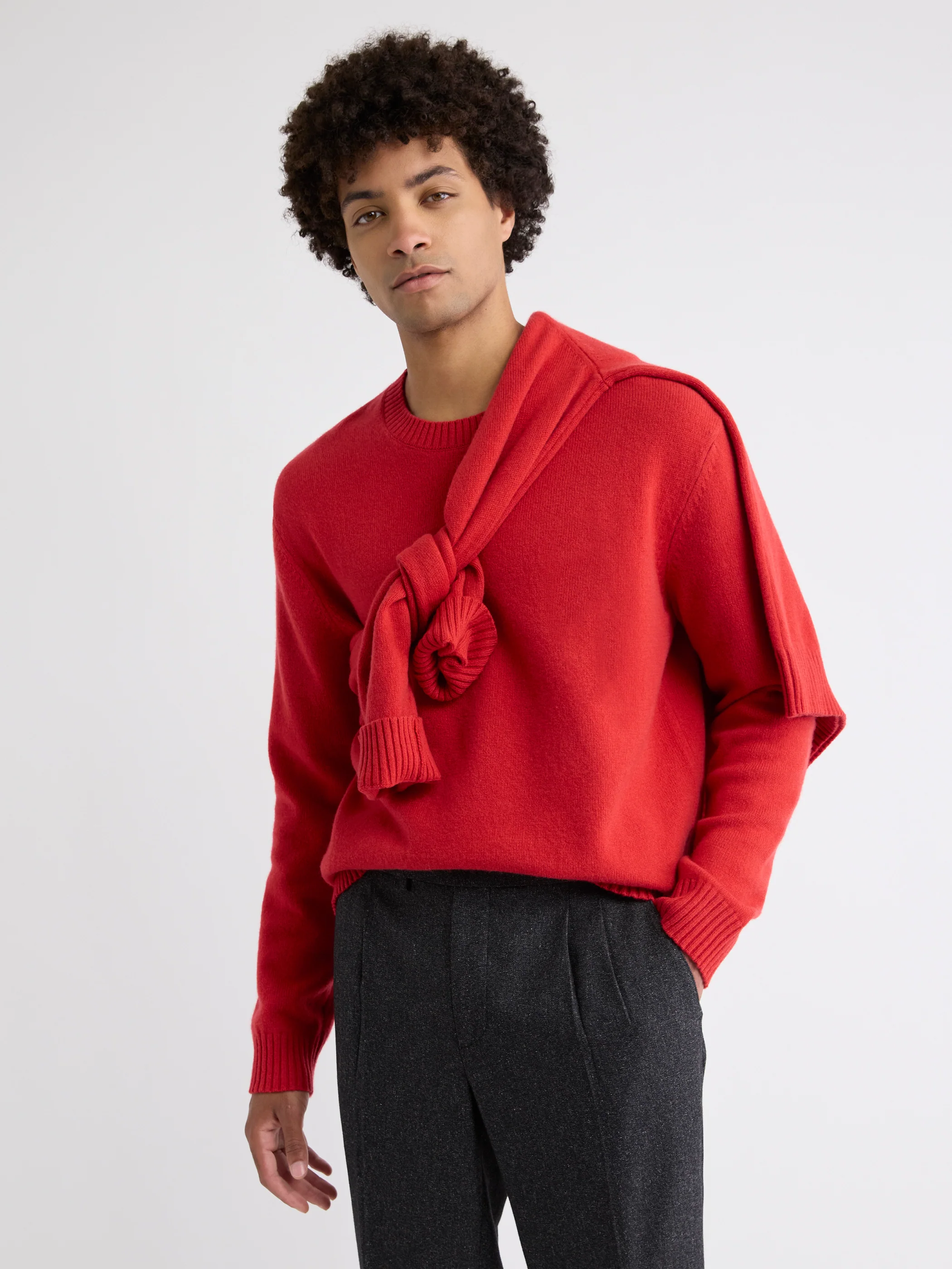 Lambswool Crew-Neck Sweater - Image 7