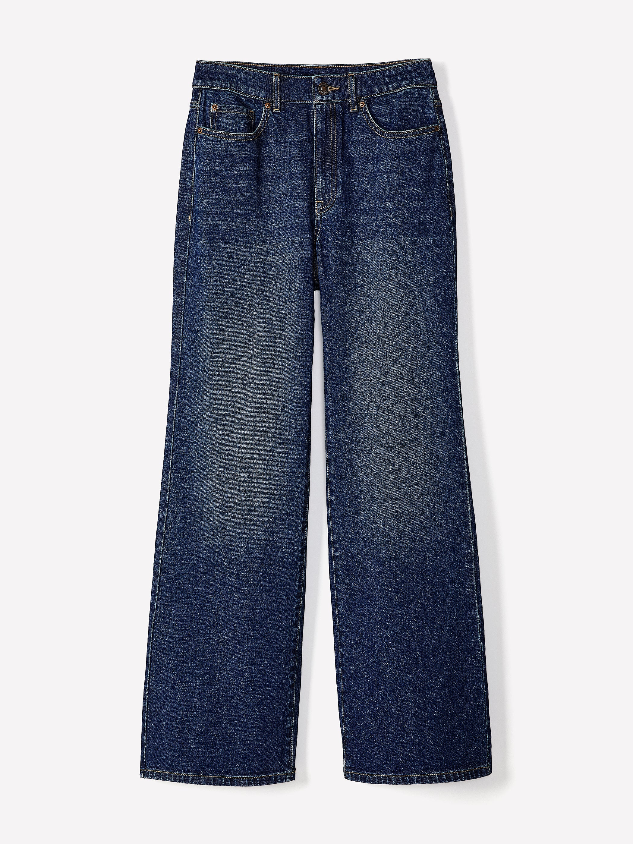High-Rise Wide-Leg Jeans - Image 6