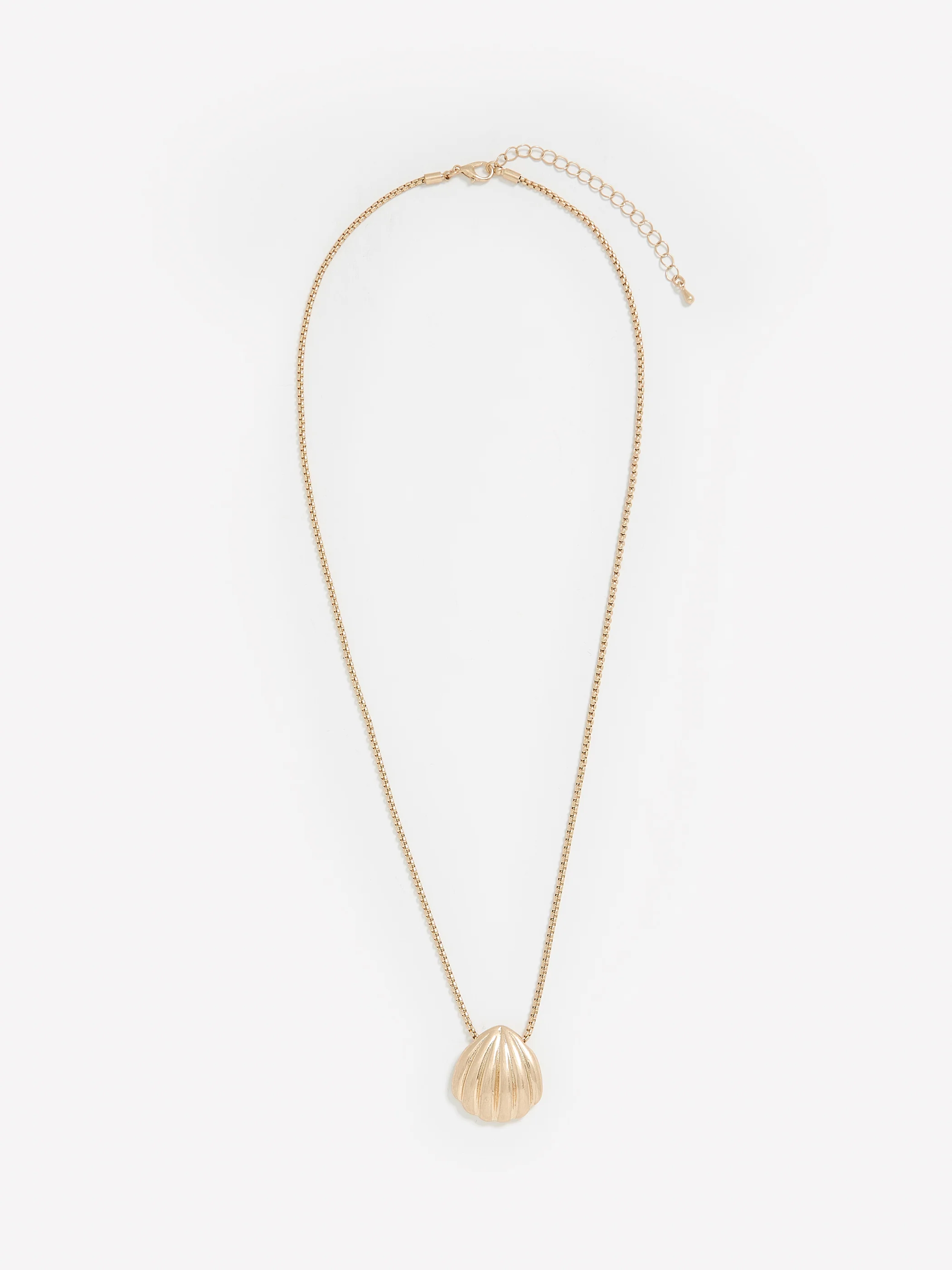 Long Necklace with Shell Pendant - Image 4