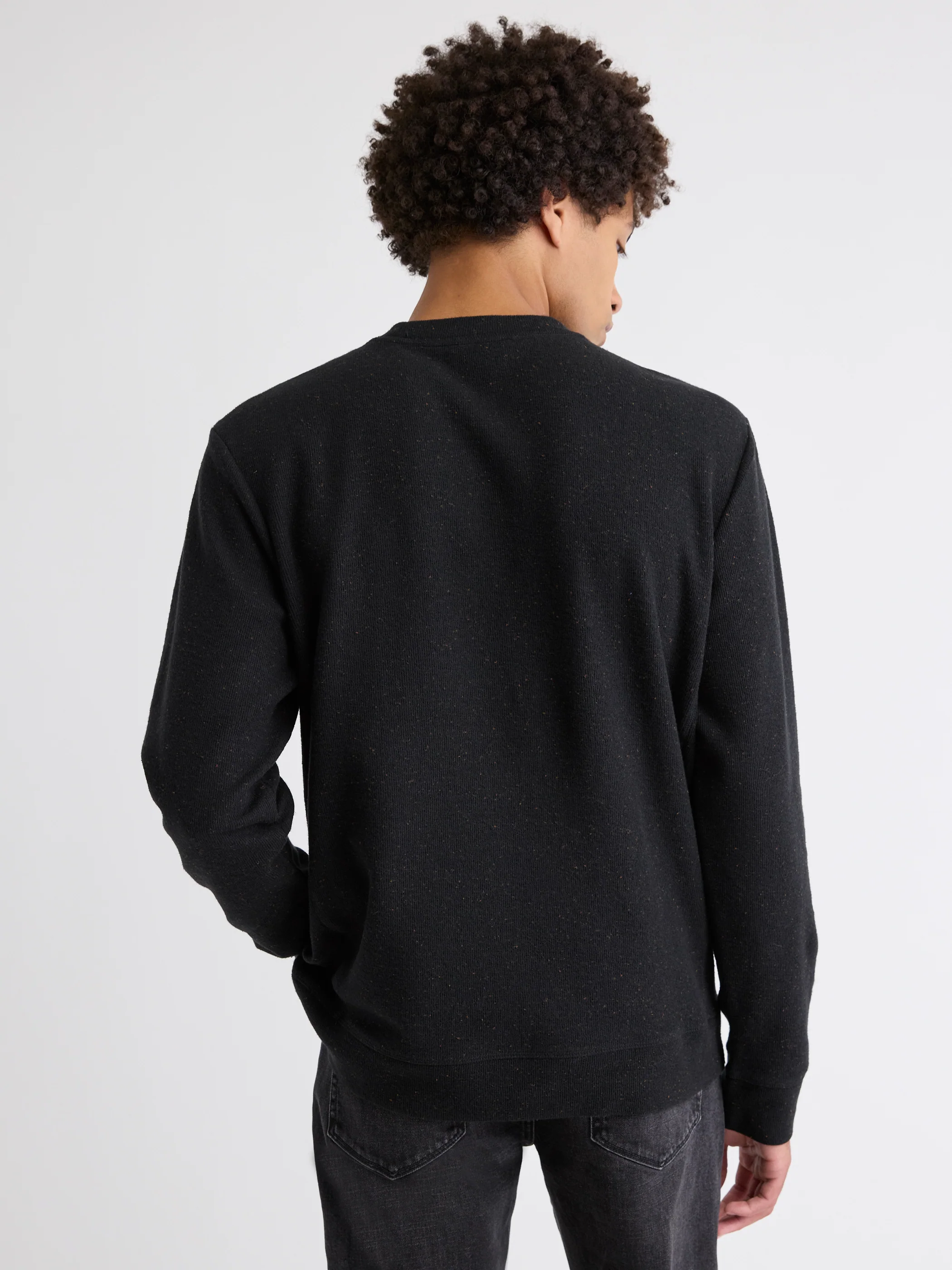 Long-Sleeve Crew-Neck Ribbed Sweater - Image 16