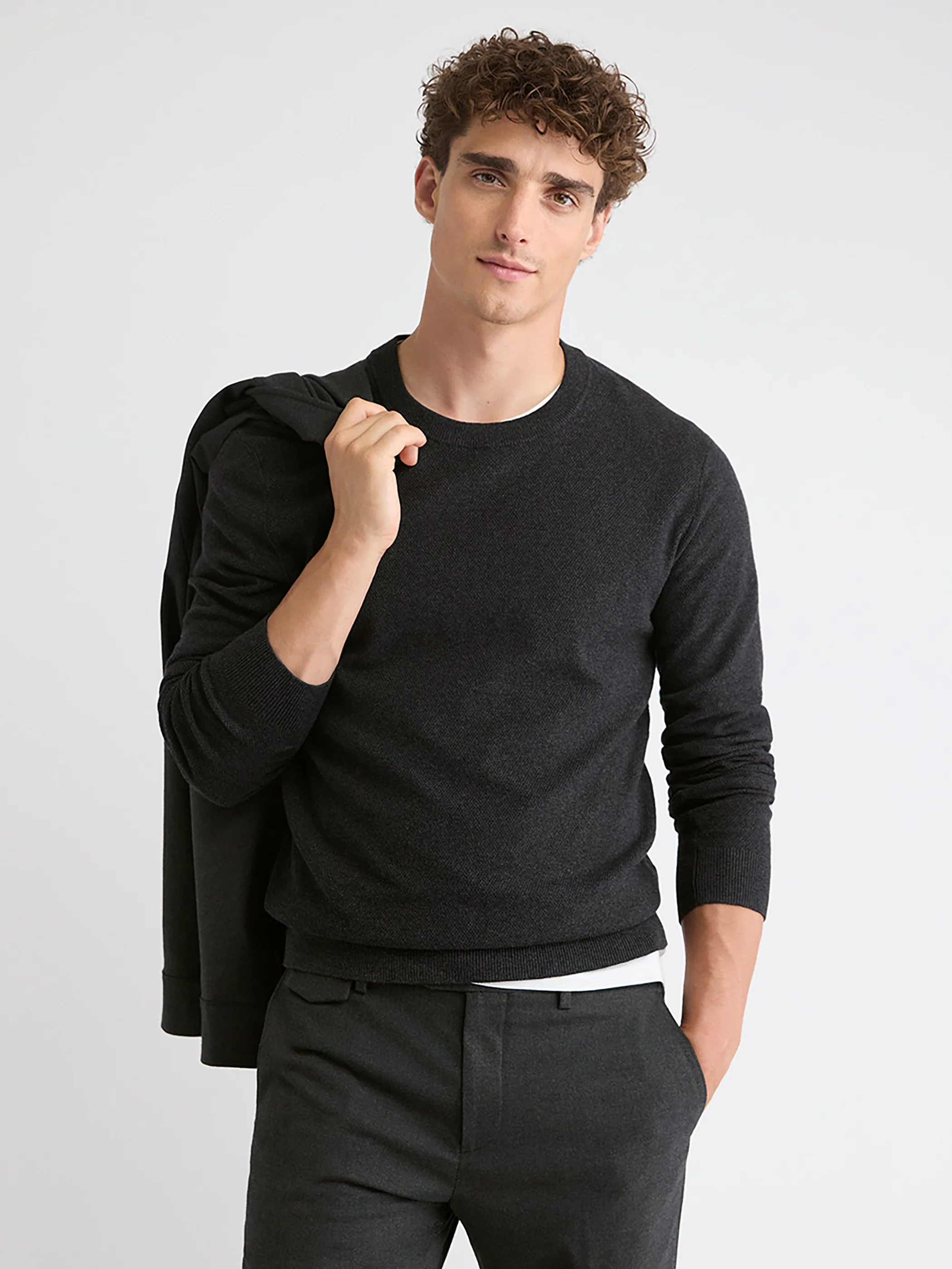 Long-Sleeve Crew-Neck Sweater - Image 9
