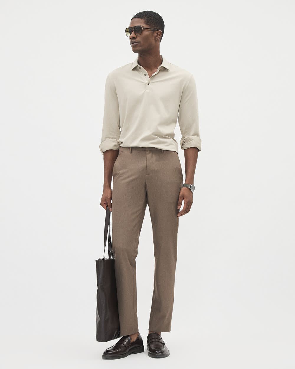 Long-Sleeve Supima (R) Cotton Jersey Polo - Image 10