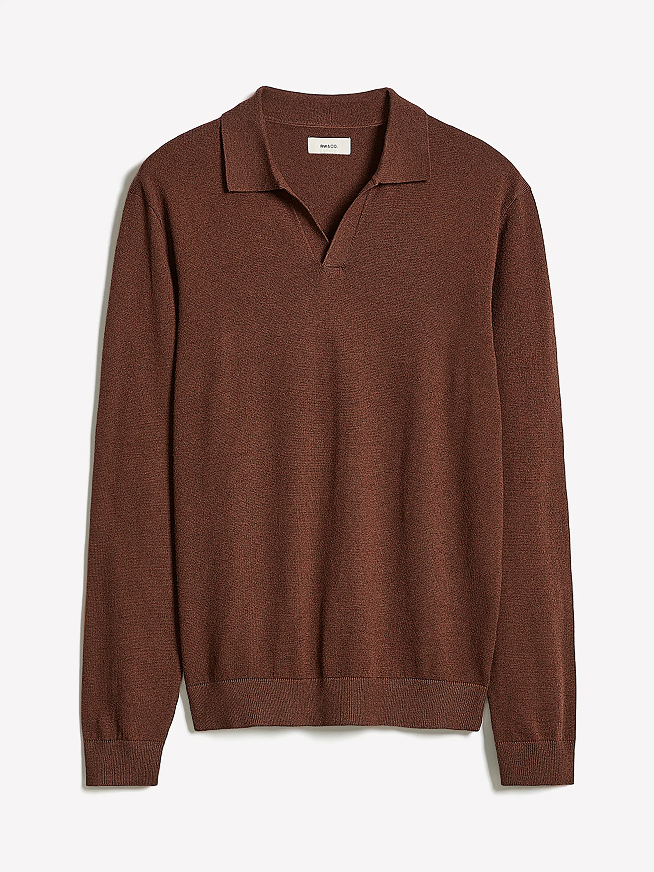 Long-Sleeve Sweater with Johnny Collar - Image 24