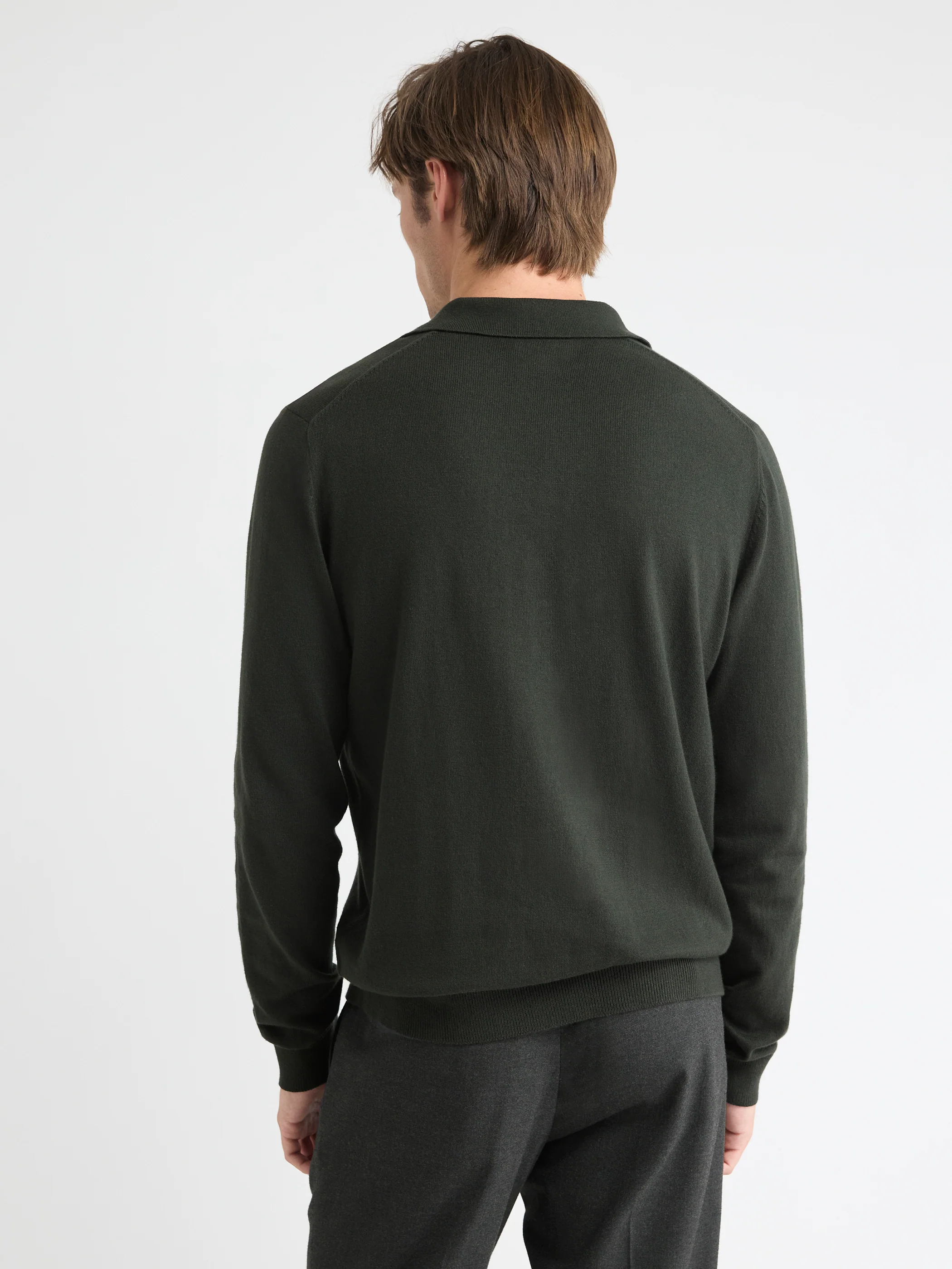 Long-Sleeve Sweater with Johnny Collar - Image 7
